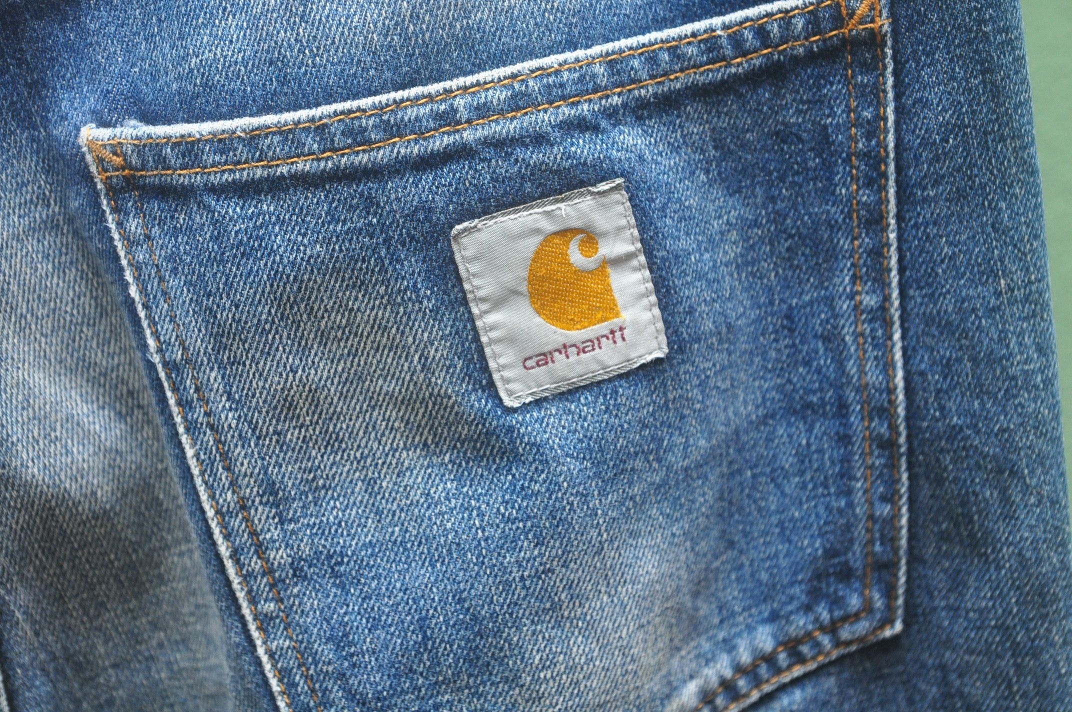 Carhartt × Designer × Japanese Brand Carhatt Denim Jeans / rap gift street hip hop Size US 36 / EU 52 - 6 Thumbnail