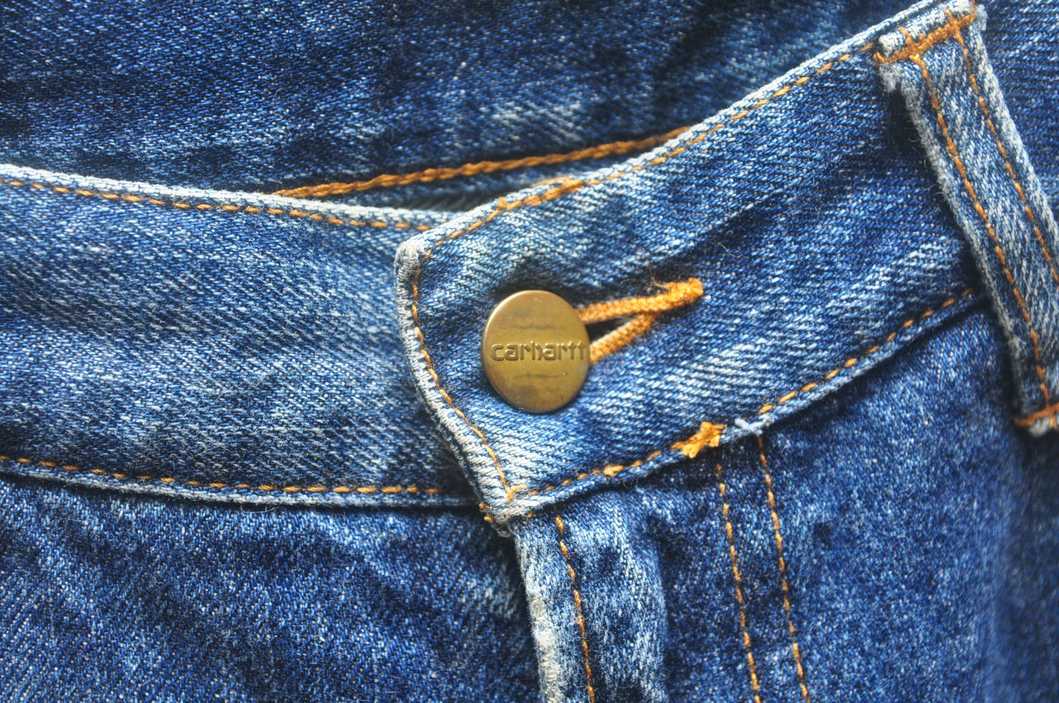 Carhartt × Designer × Japanese Brand Carhatt Denim Jeans / rap gift street hip hop Size US 36 / EU 52 - 4 Thumbnail