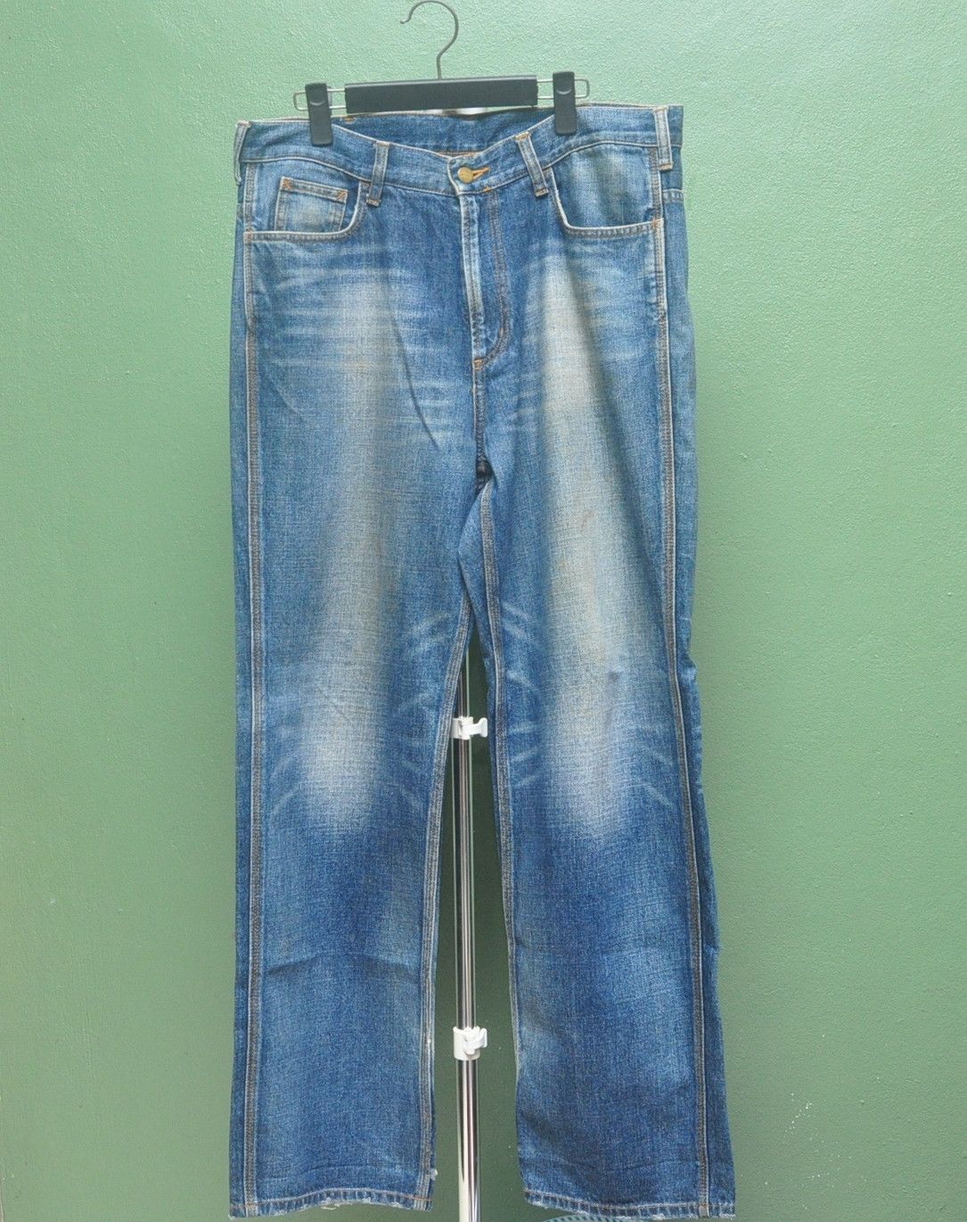Carhartt × Designer × Japanese Brand Carhatt Denim Jeans / rap gift street hip hop Size US 36 / EU 52 - 1 Thumbnail