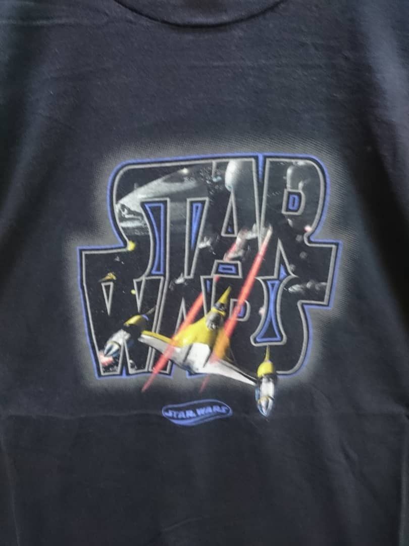 Star Wars × Vintage Vintage Star Wars Big Logo Shirt Size US XXL / EU 58 / 5 - 2 Thumbnail