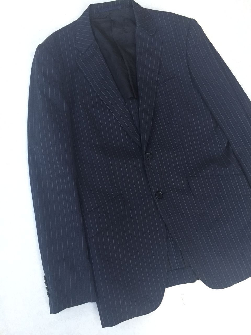 Paul Smith Paul Smith Navy Stripe Blazer Suit single breasted Size 38L - 5 Thumbnail