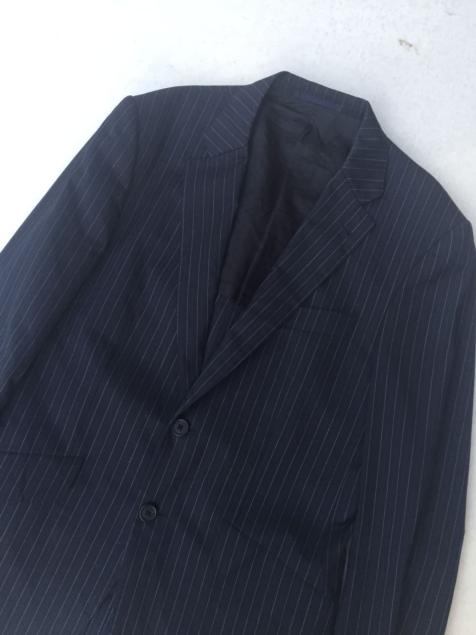 Paul Smith Paul Smith Navy Stripe Blazer Suit single breasted Size 38L - 3 Thumbnail