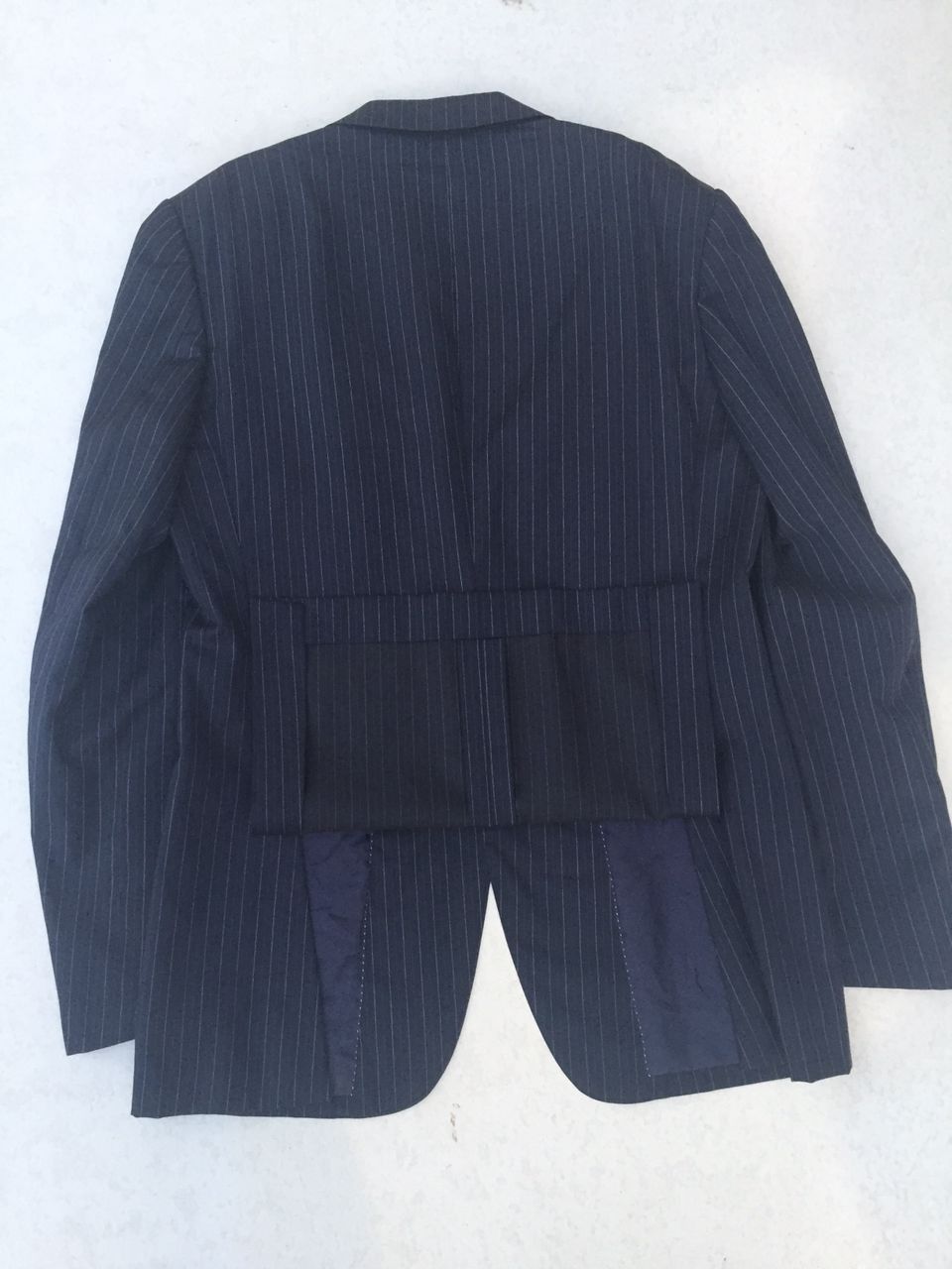 Paul Smith Paul Smith Navy Stripe Blazer Suit single breasted Size 38L - 15 Thumbnail