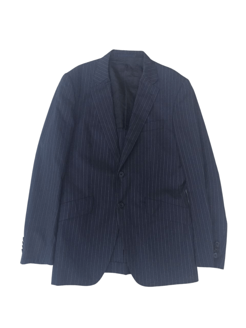 Paul Smith Paul Smith Navy Stripe Blazer Suit single breasted Size 38L - 1 Thumbnail