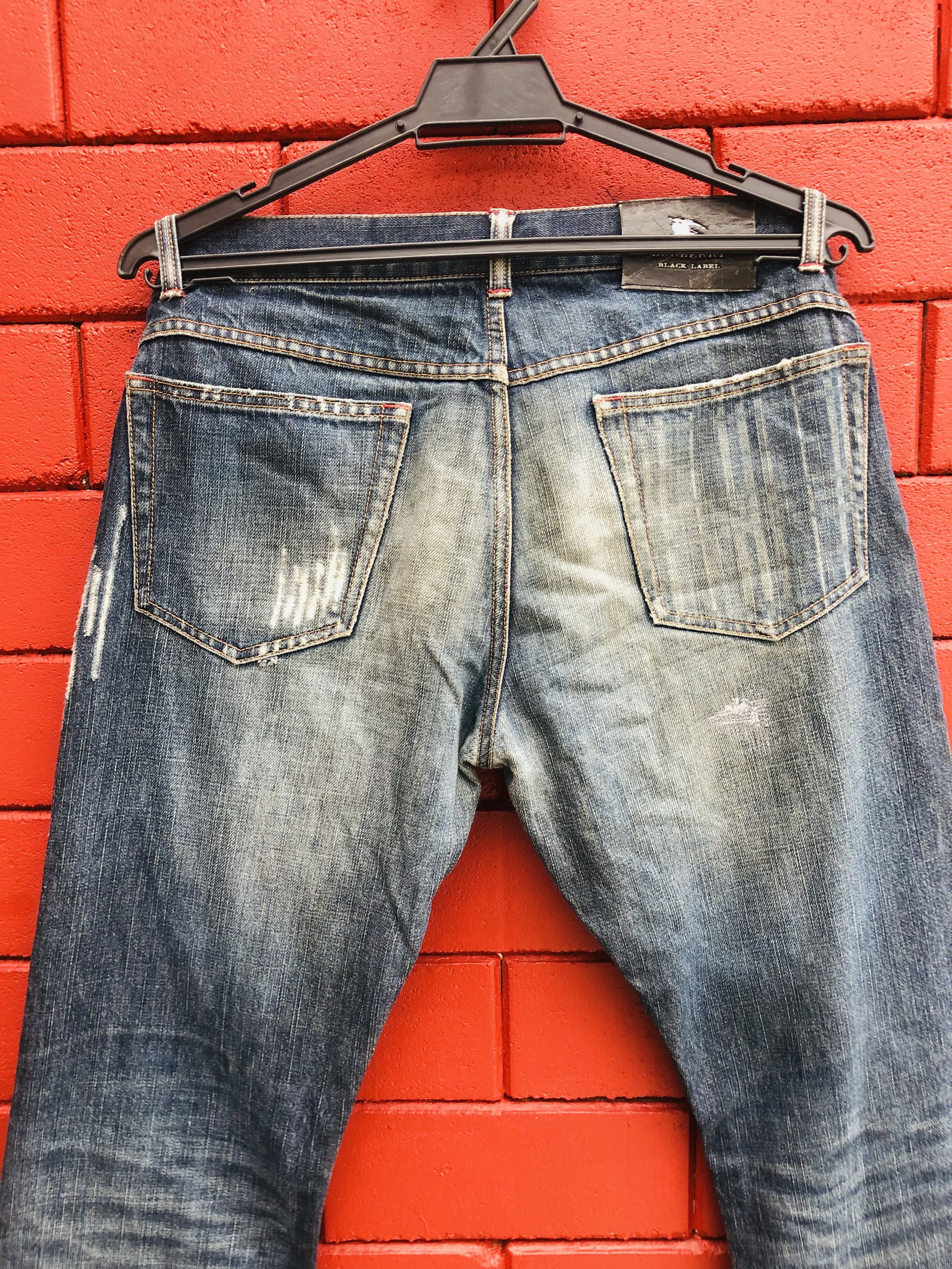 Burberry × Japanese Brand Vintage Burberry Distressed Travis Scott Fashion Style Size US 32 / EU 48 - 3 Thumbnail