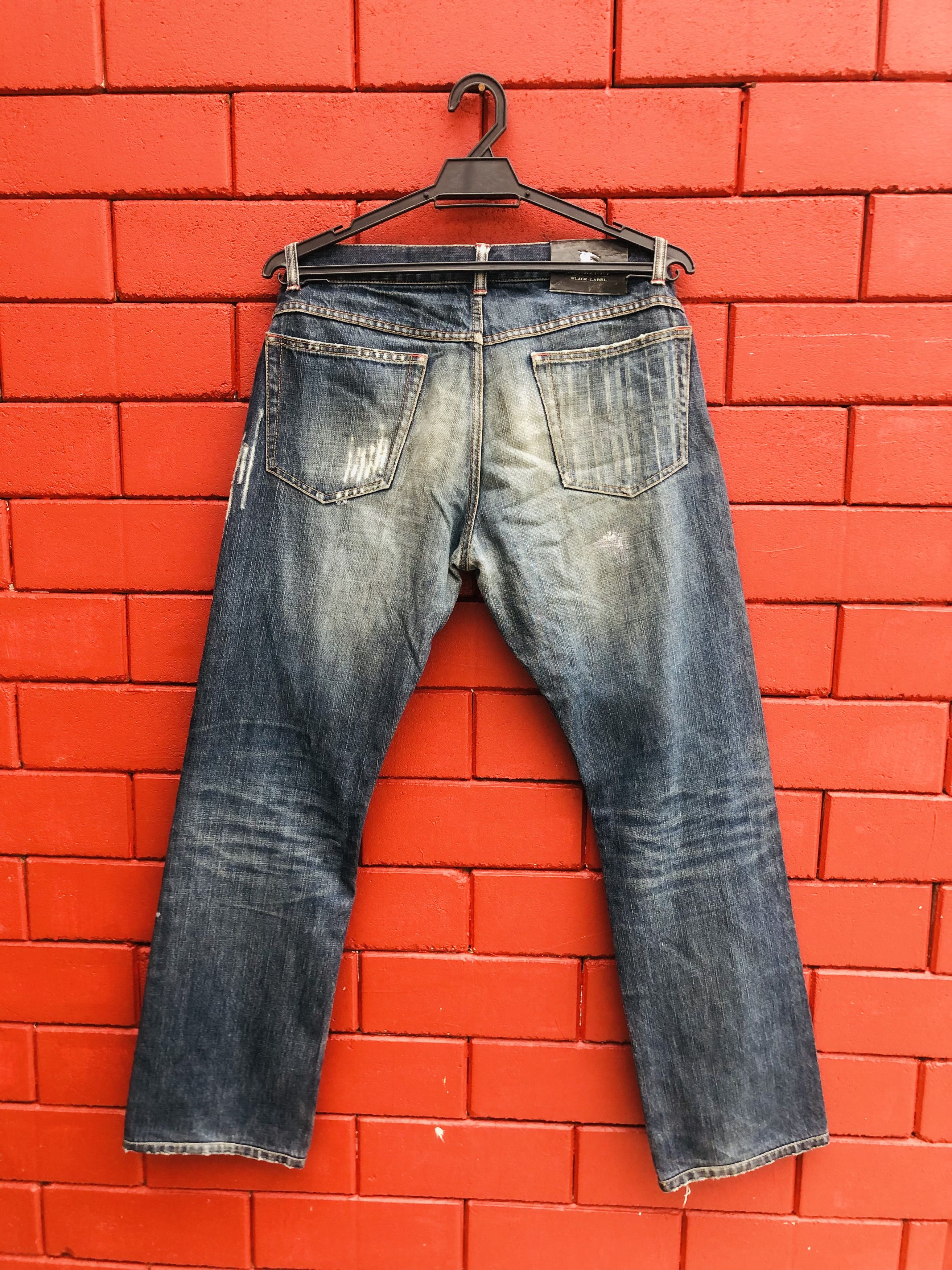 Burberry × Japanese Brand Vintage Burberry Distressed Travis Scott Fashion Style Size US 32 / EU 48 - 2 Thumbnail