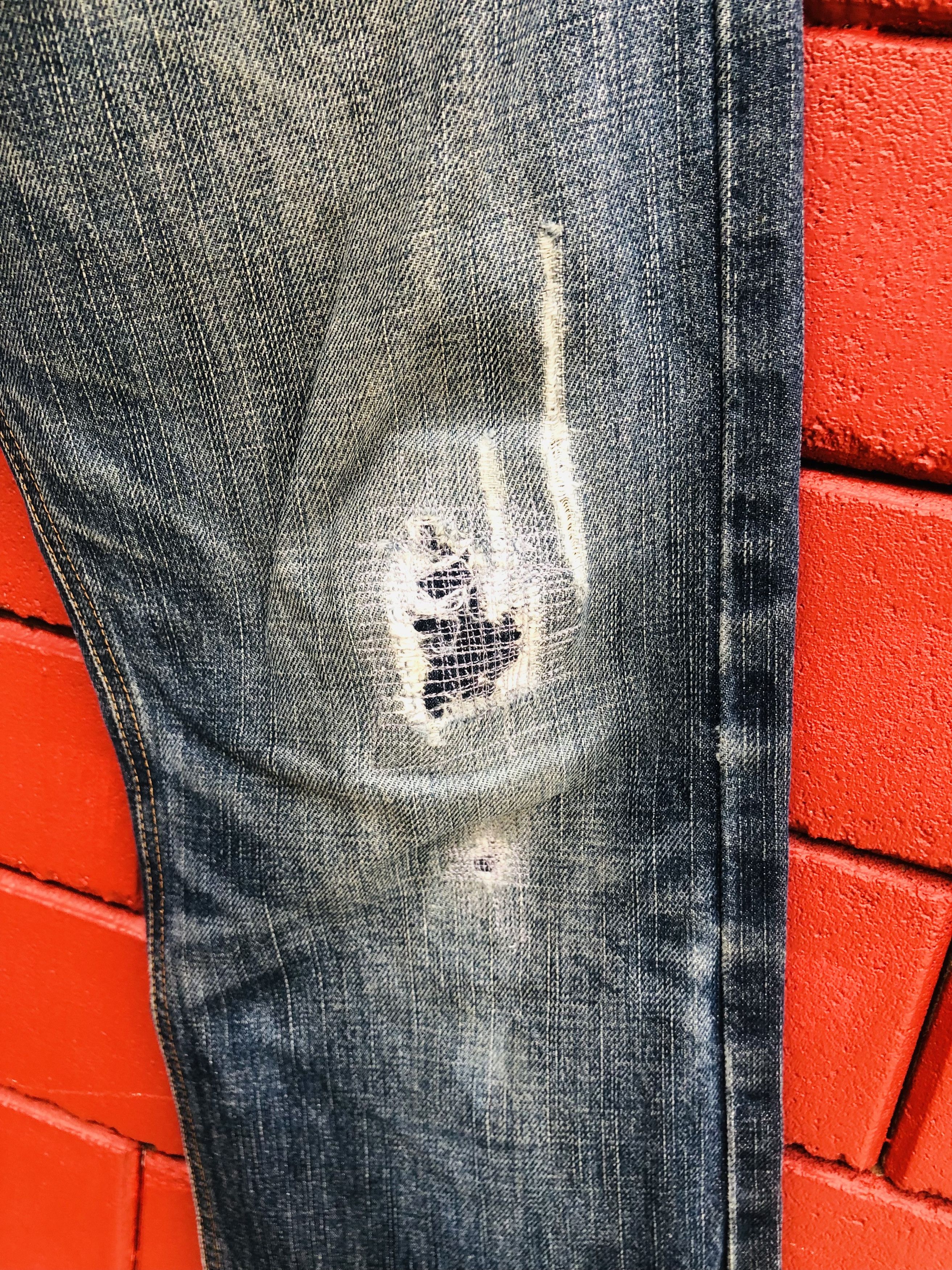 Burberry × Japanese Brand Vintage Burberry Distressed Travis Scott Fashion Style Size US 32 / EU 48 - 6 Thumbnail