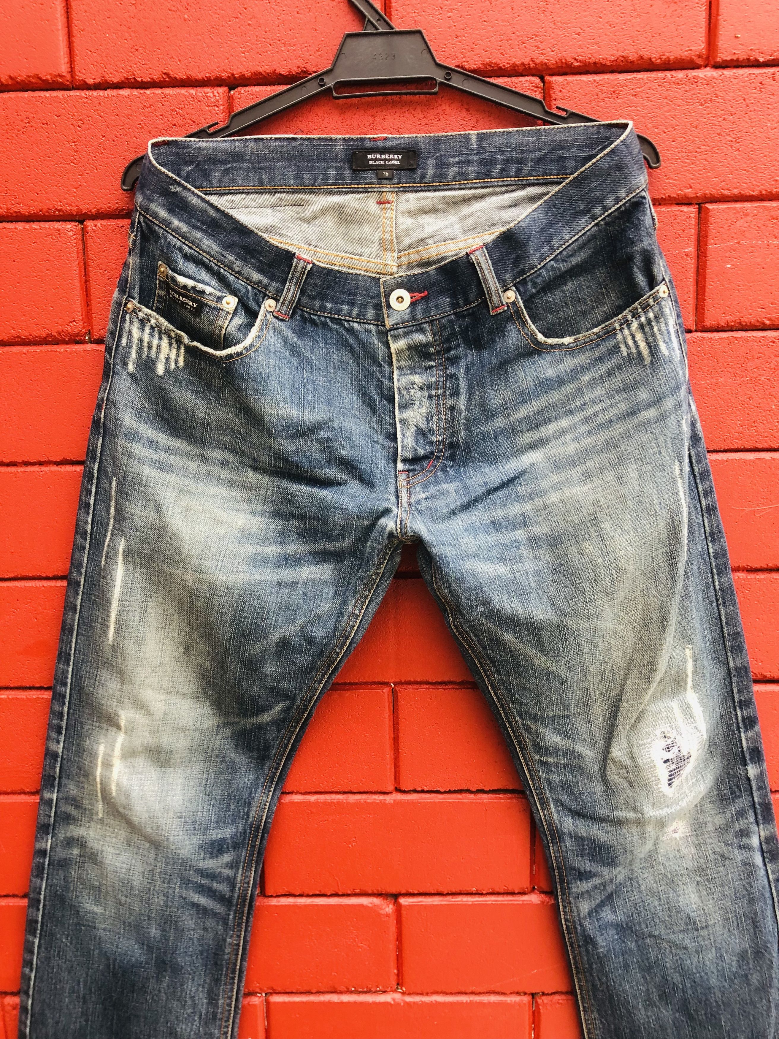Burberry × Japanese Brand Vintage Burberry Distressed Travis Scott Fashion Style Size US 32 / EU 48 - 5 Thumbnail