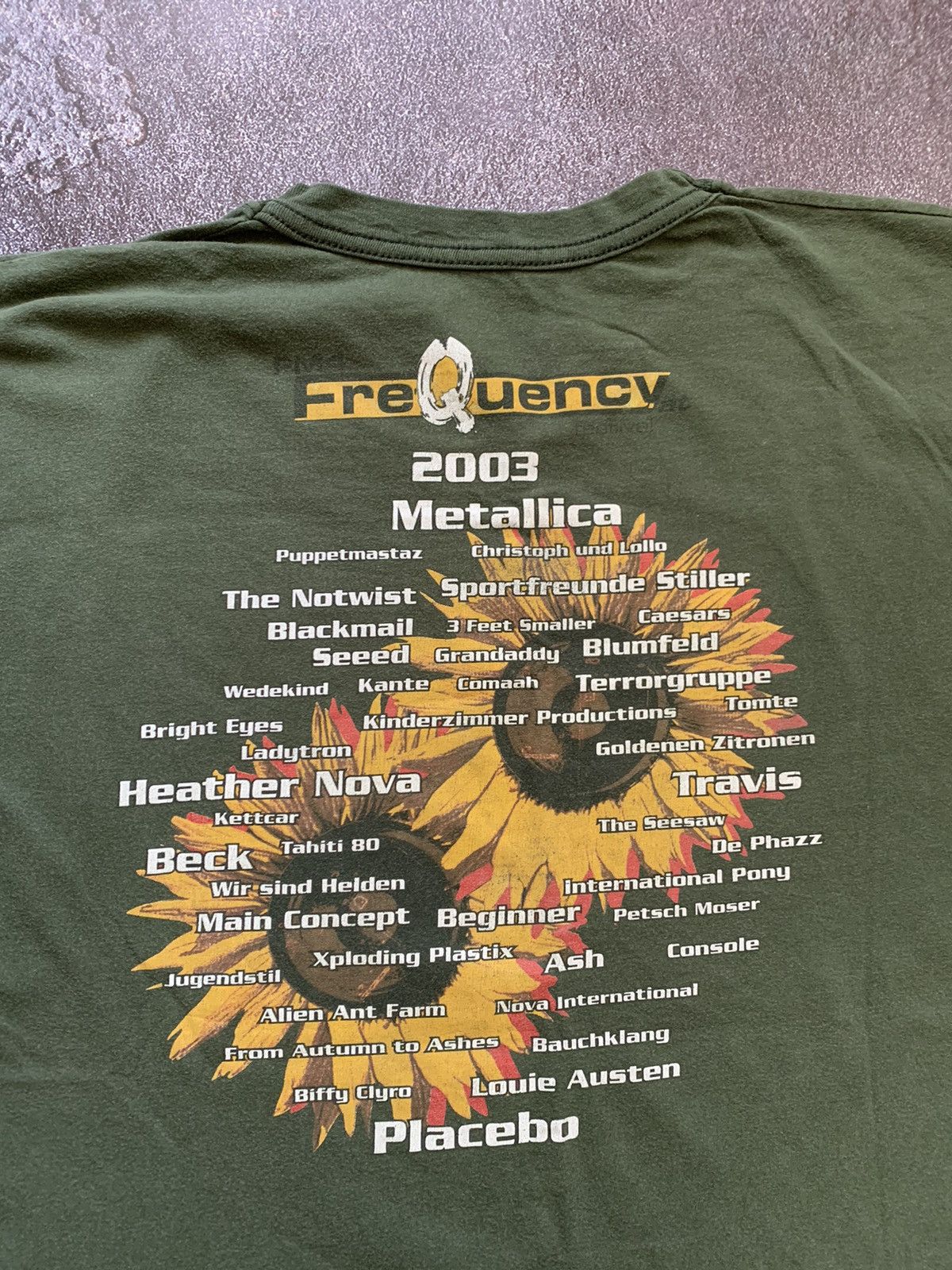Band Tees × Metallica × Vintage Vintage Metallica Rock FreQuency Festival 2003 T-shirt Size US XL / EU 56 / 4 - 4 Thumbnail