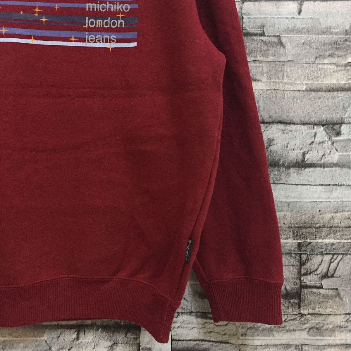 Japanese Brand Vintage MICHIKO LONDON JEANS sweatshirt striped size L Size US L / EU 52-54 / 3 - 5 Thumbnail
