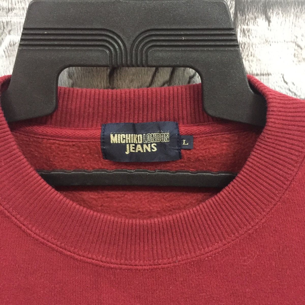 Japanese Brand Vintage MICHIKO LONDON JEANS sweatshirt striped size L Size US L / EU 52-54 / 3 - 3 Thumbnail