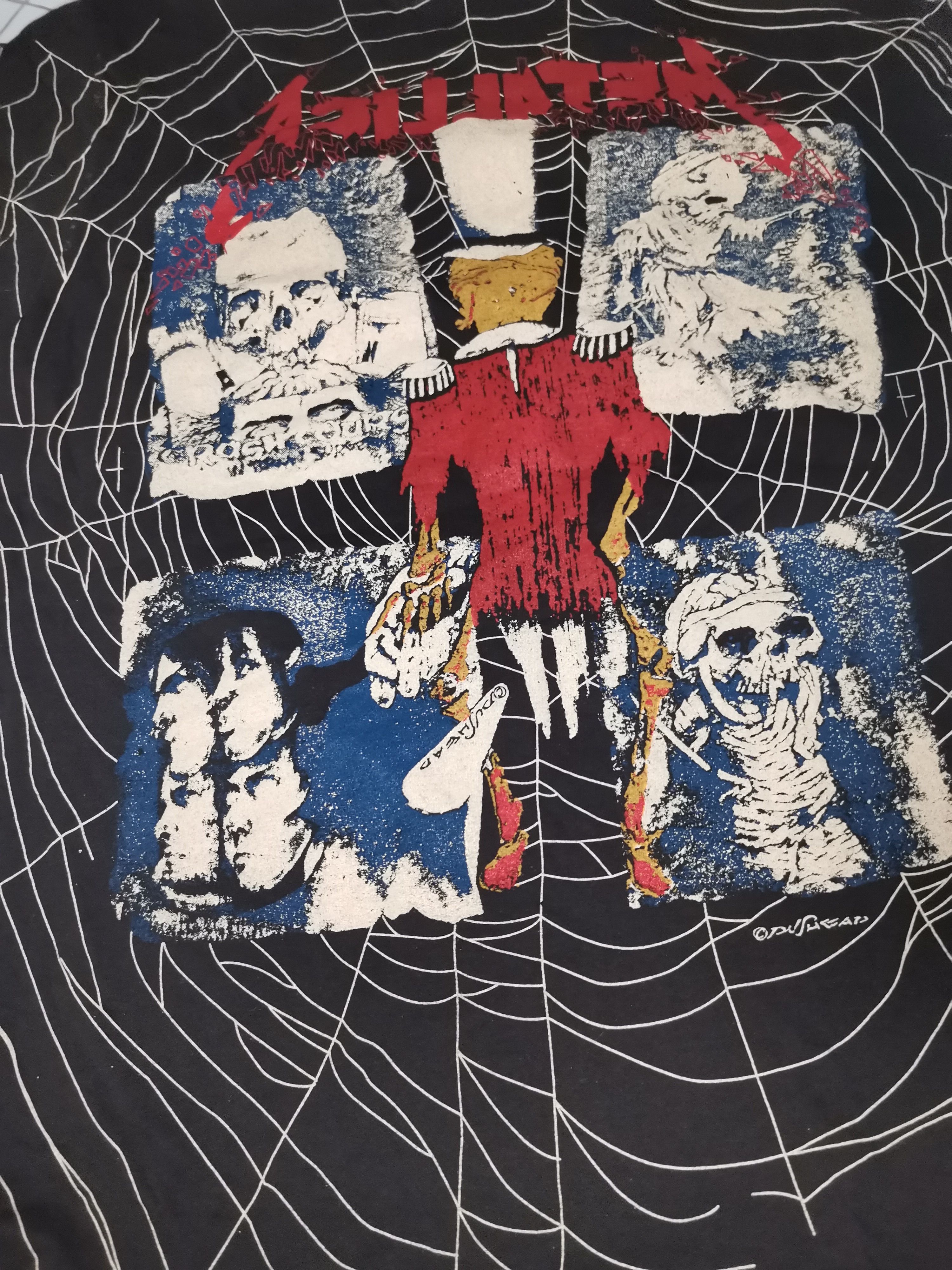 Vintage Vintage Metallica Bootleg ©️1992 Pushead Damage Inc Size US L / EU 52-54 / 3 - 7 Thumbnail