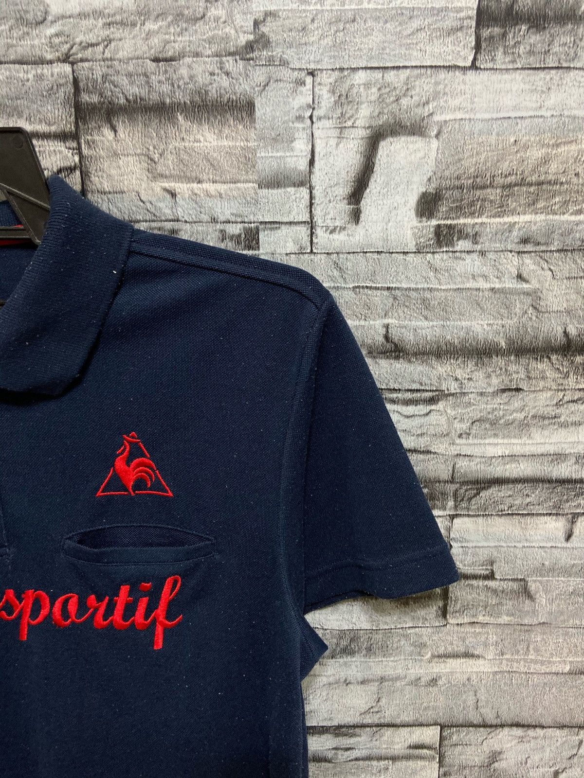 Le Coq Sportif Vintage Le coq Sportif polo emboidered spellout big design Size US M / EU 48-50 / 2 - 6 Thumbnail