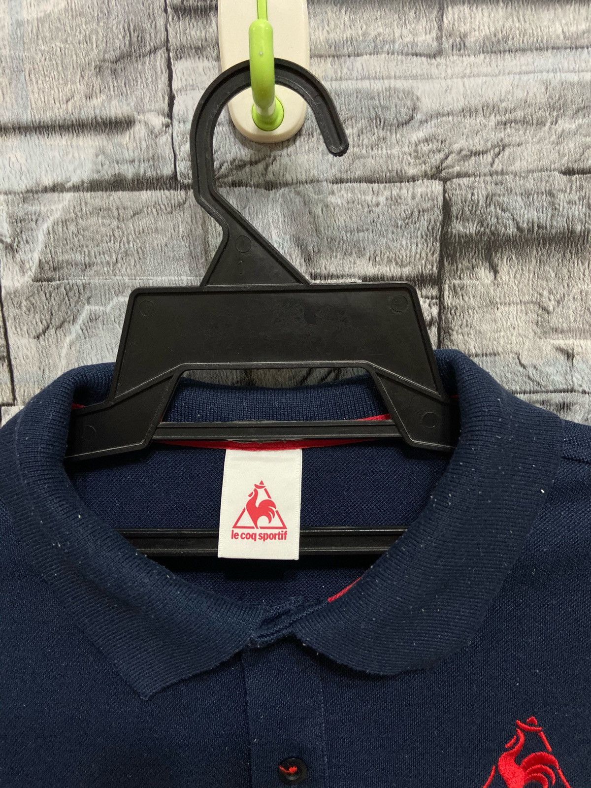 Le Coq Sportif Vintage Le coq Sportif polo emboidered spellout big design Size US M / EU 48-50 / 2 - 4 Thumbnail