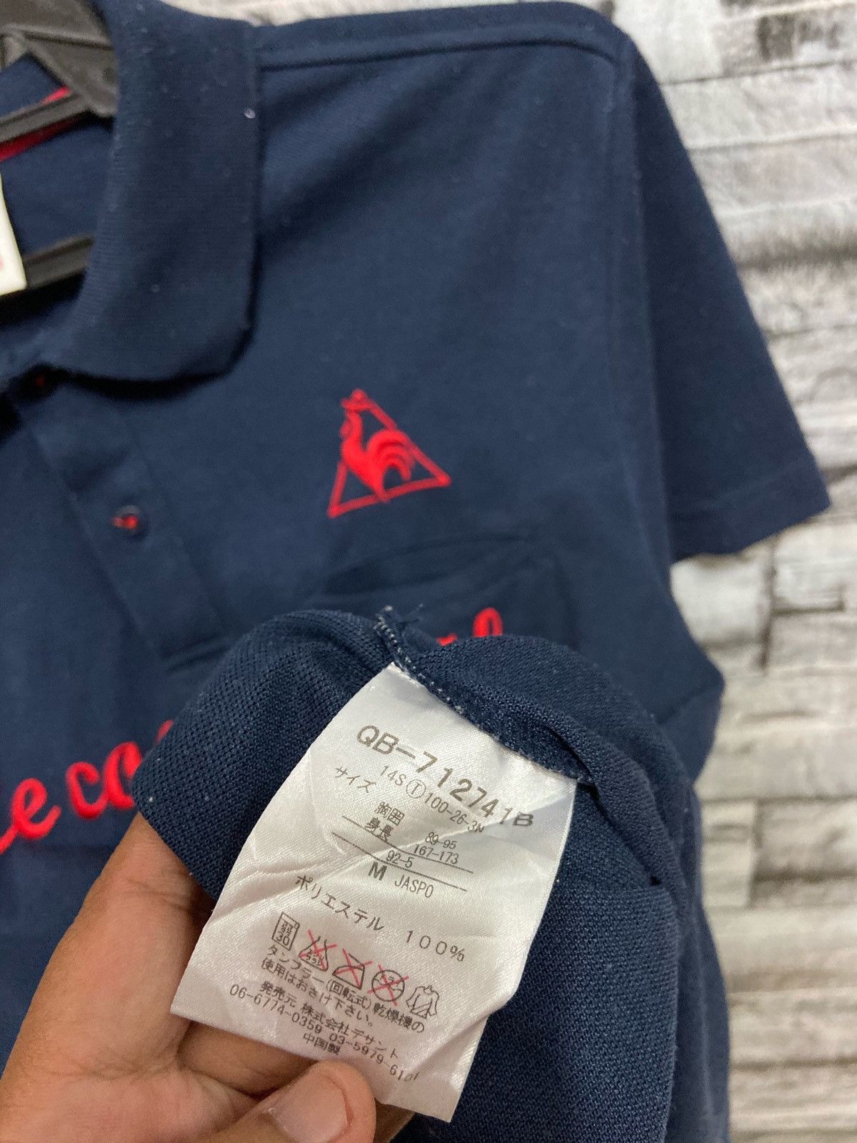 Le Coq Sportif Vintage Le coq Sportif polo emboidered spellout big design Size US M / EU 48-50 / 2 - 8 Thumbnail
