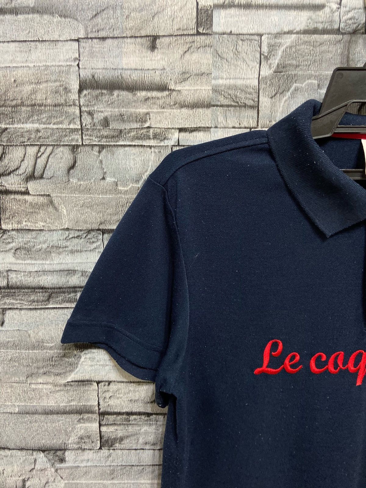 Le Coq Sportif Vintage Le coq Sportif polo emboidered spellout big design Size US M / EU 48-50 / 2 - 5 Thumbnail