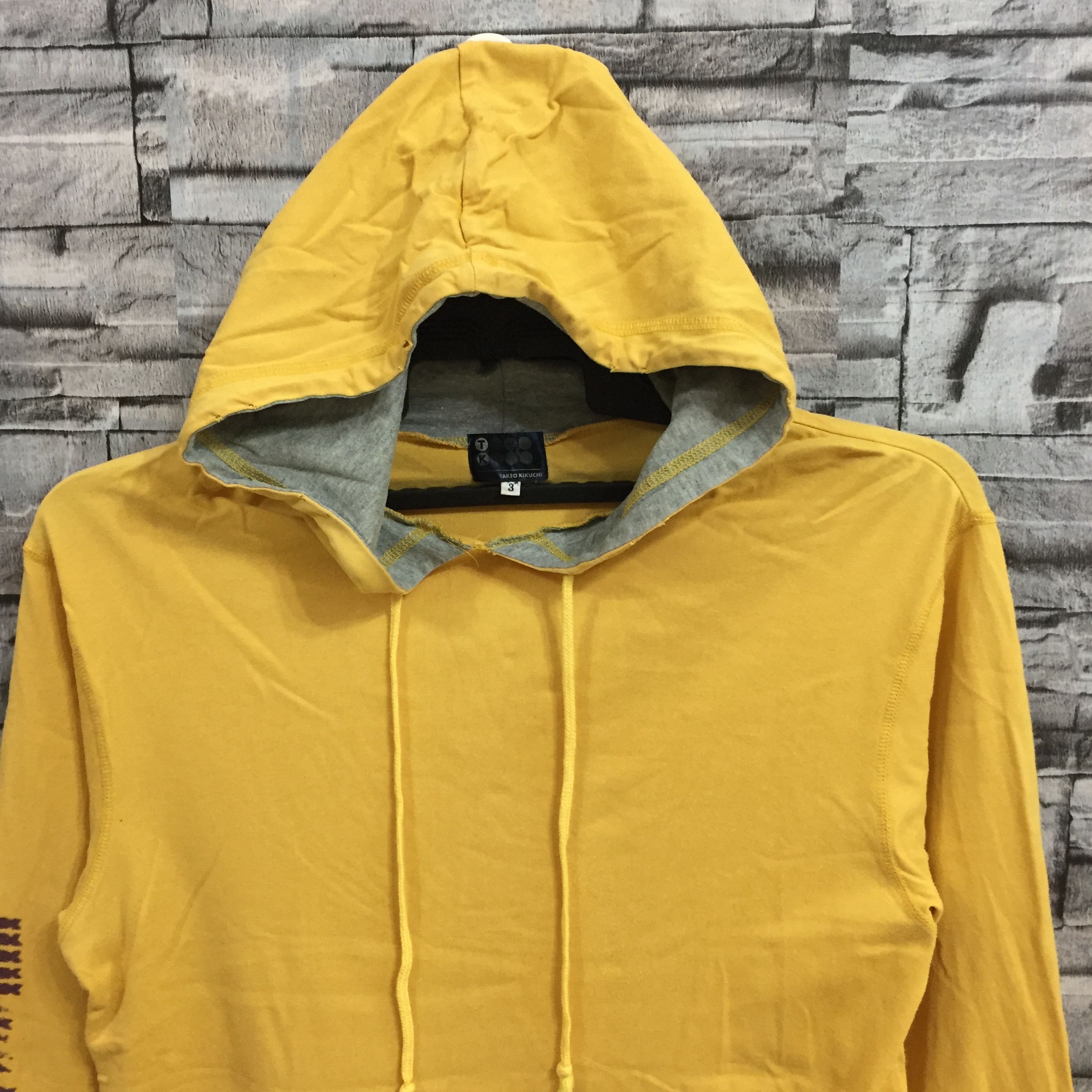 Japanese Brand Vintage Takeo Kikuchi hoodie big logo Size 3 fits M Size US M / EU 48-50 / 2 - 4 Thumbnail