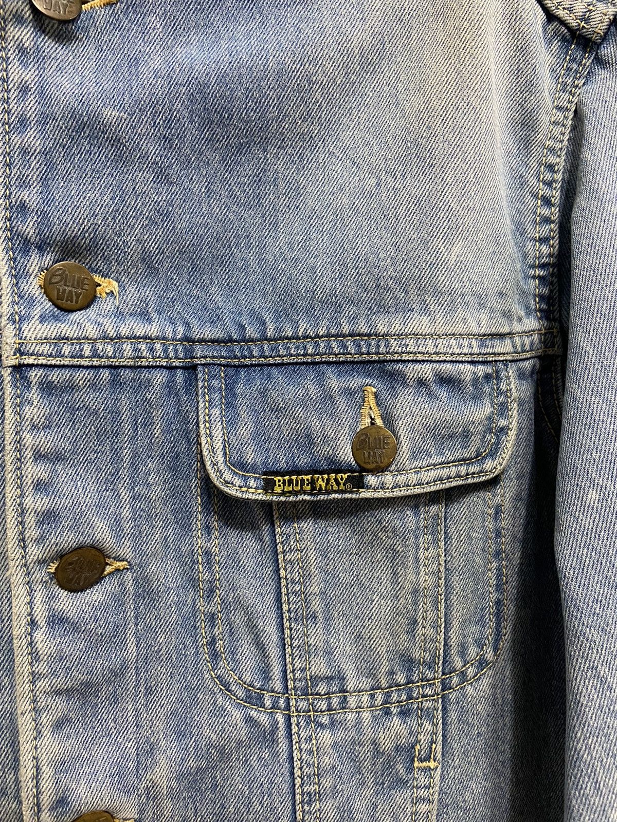 Japanese Brand Vintage Blue Way Jacket double pocket fit S Size US S / EU 44-46 / 1 - 3 Thumbnail