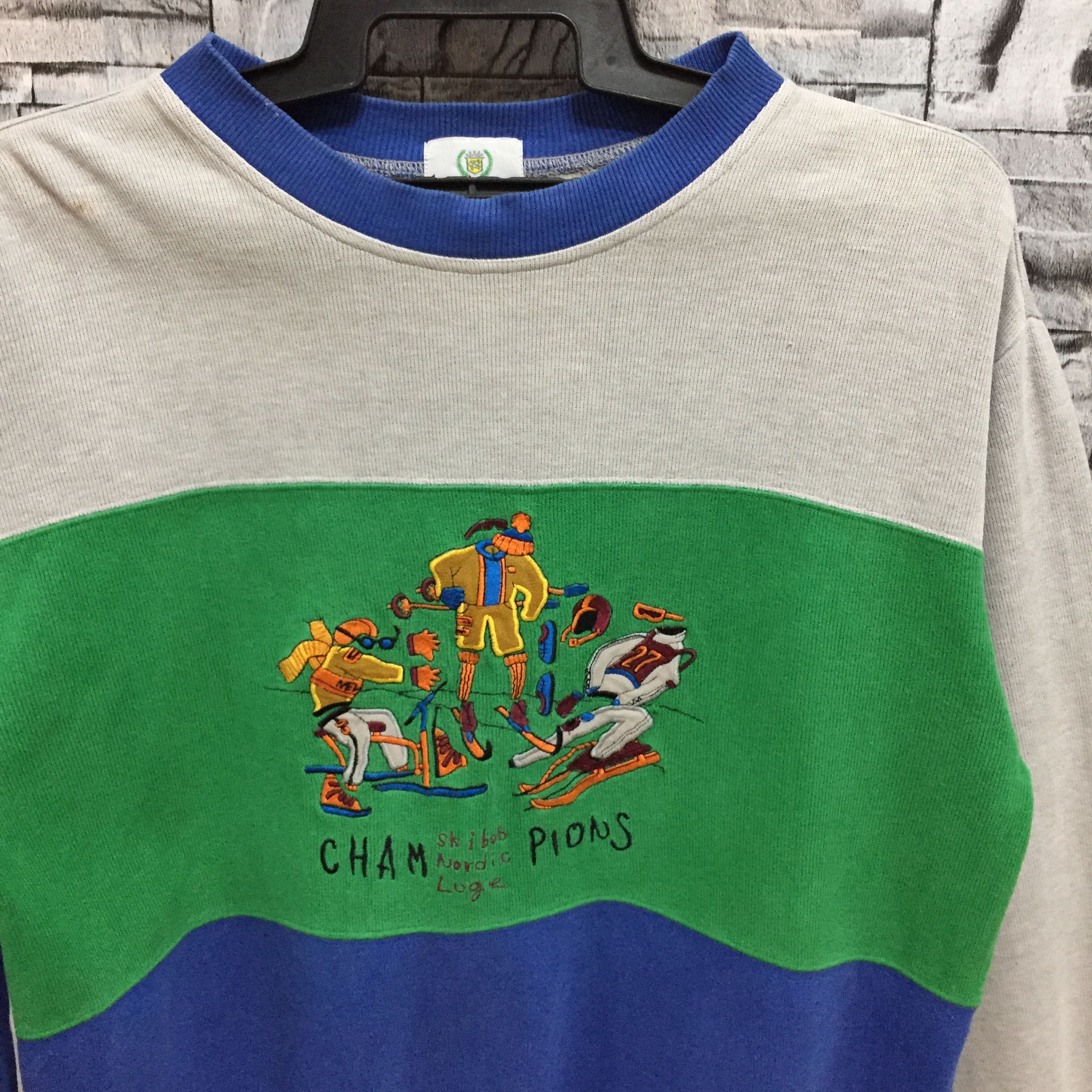 Japanese Brand Vintage New Comers cartoon ski sweatshirt embroidered Size US M / EU 48-50 / 2 - 3 Thumbnail