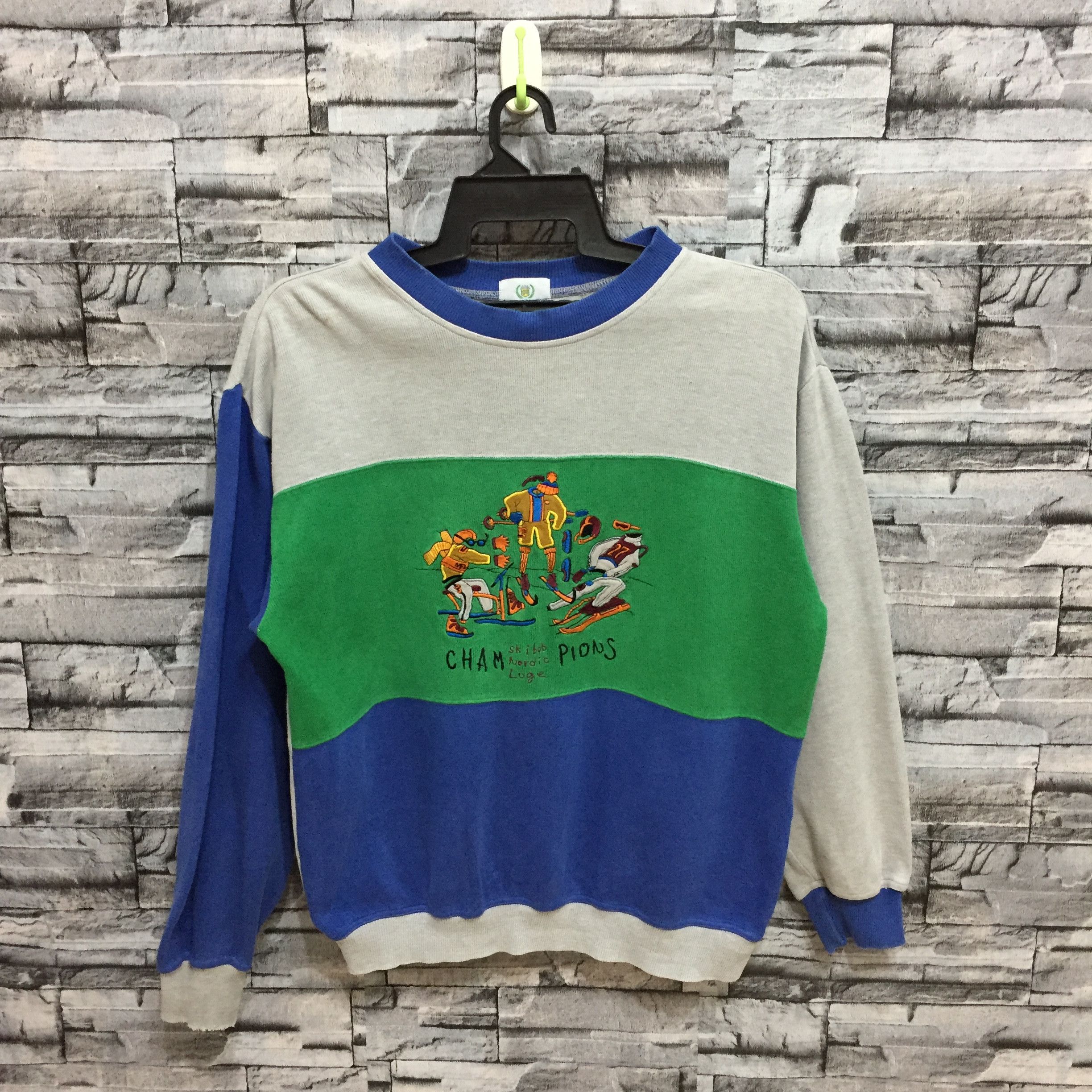 Japanese Brand Vintage New Comers cartoon ski sweatshirt embroidered Size US M / EU 48-50 / 2 - 2 Thumbnail