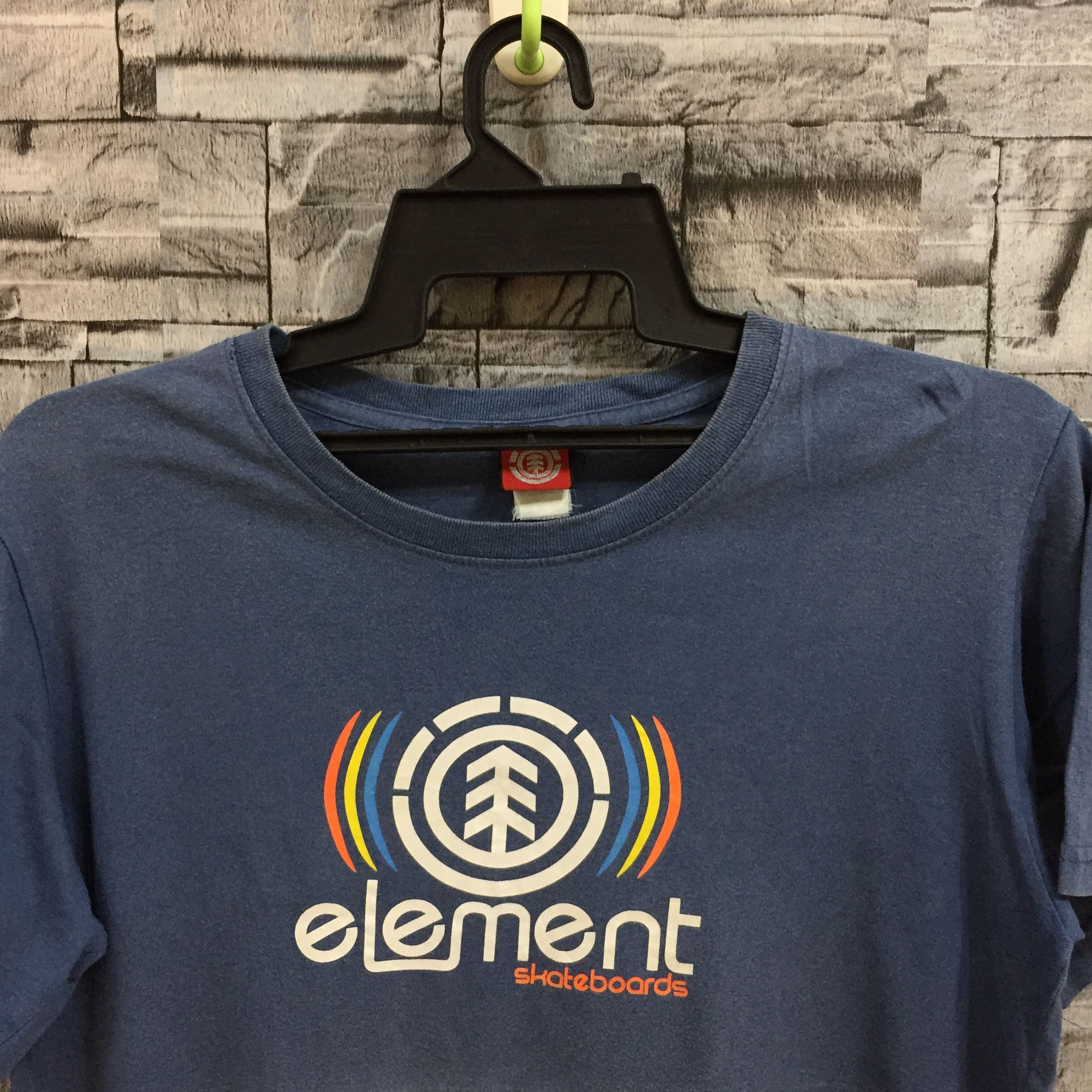 Element Vintage Element t shirt big logo skatewear streetwear fit L Size US L / EU 52-54 / 3 - 2 Thumbnail