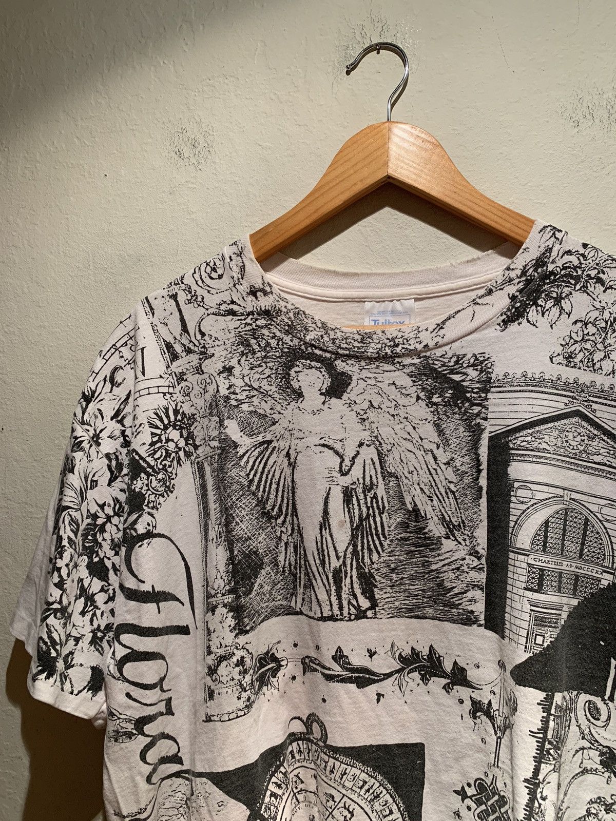 Tultex *RARE* Vintage Art Heaven AOP All Over Print Tultex T-Shirt Size US XL / EU 56 / 4 - 3 Thumbnail