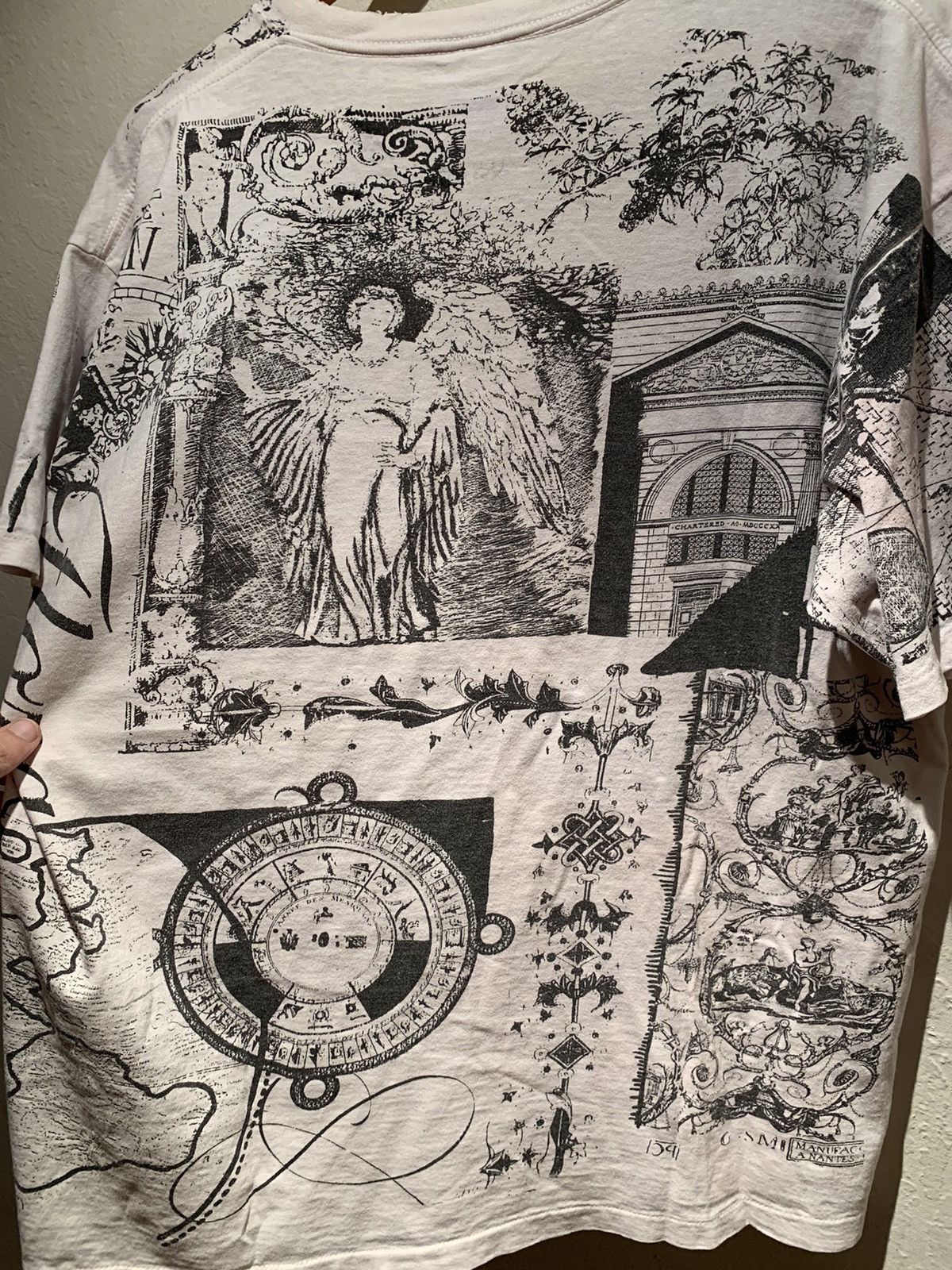 Tultex *RARE* Vintage Art Heaven AOP All Over Print Tultex T-Shirt Size US XL / EU 56 / 4 - 5 Thumbnail