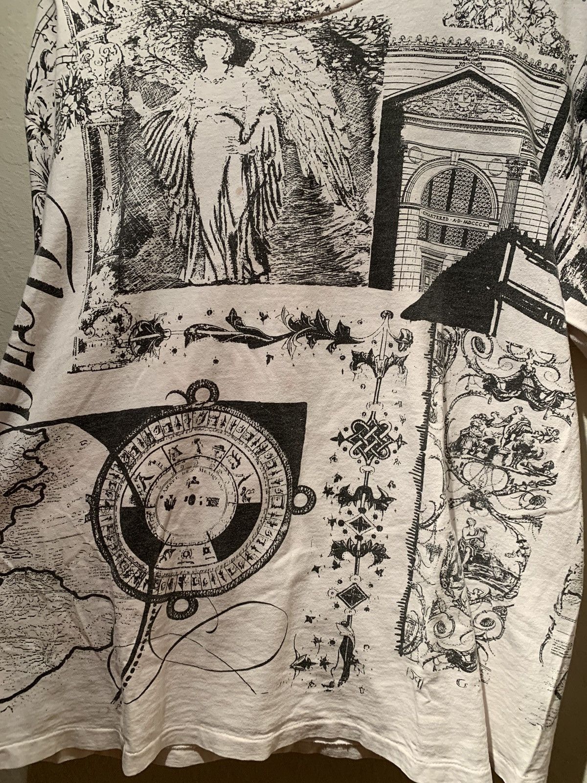 Tultex *RARE* Vintage Art Heaven AOP All Over Print Tultex T-Shirt Size US XL / EU 56 / 4 - 4 Thumbnail