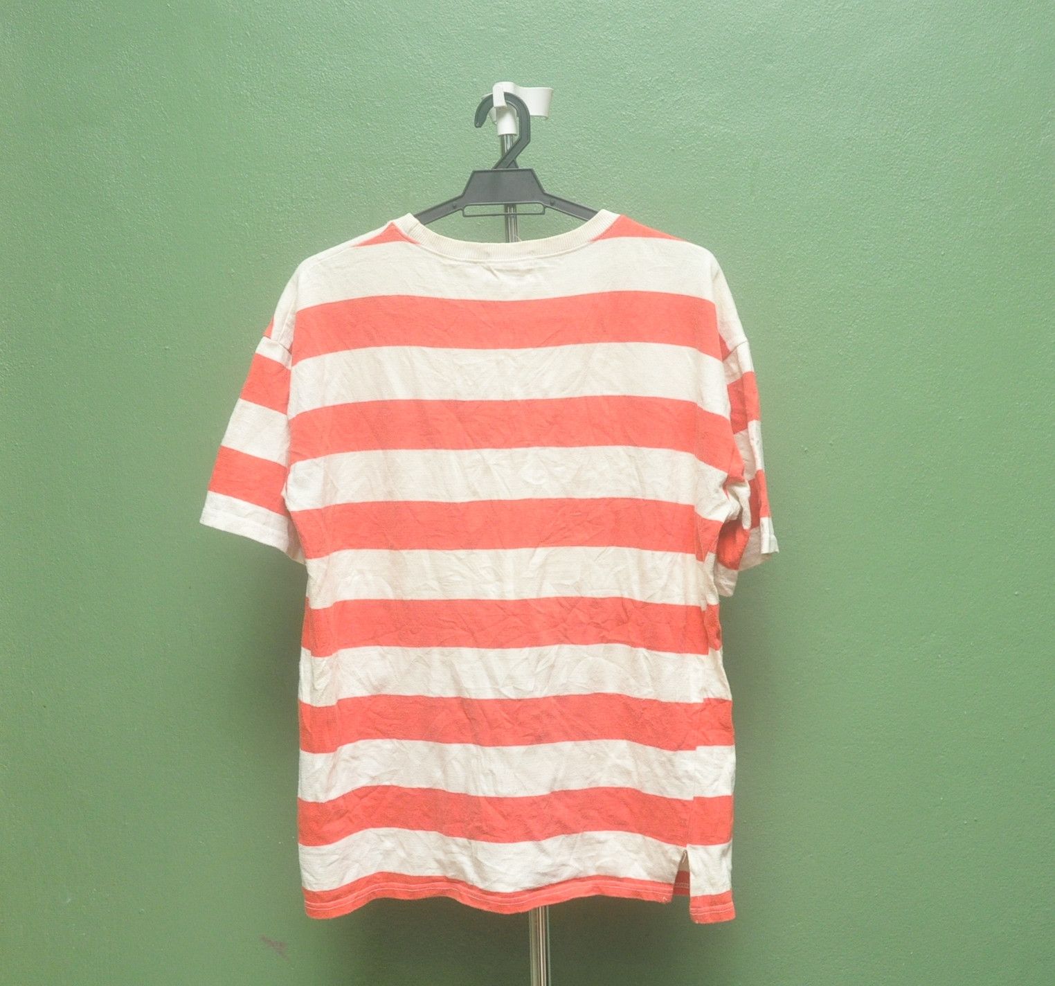 Designer × Japanese Brand Vintage Peanut Stripes White Orange Colour Large Shirt Size US L / EU 52-54 / 3 - 2 Thumbnail