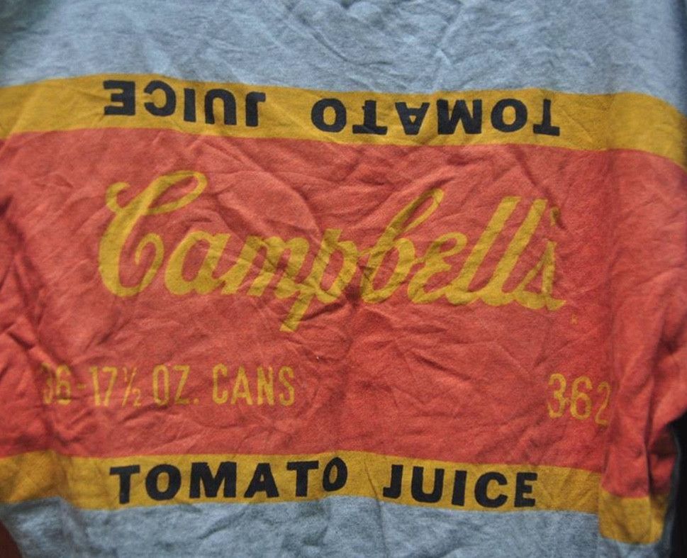 Andy Warhol × Designer × Japanese Brand Vintage Andy Warhol Campbell Sweatshirt Travis Scott Style Size US M / EU 48-50 / 2 - 4 Thumbnail