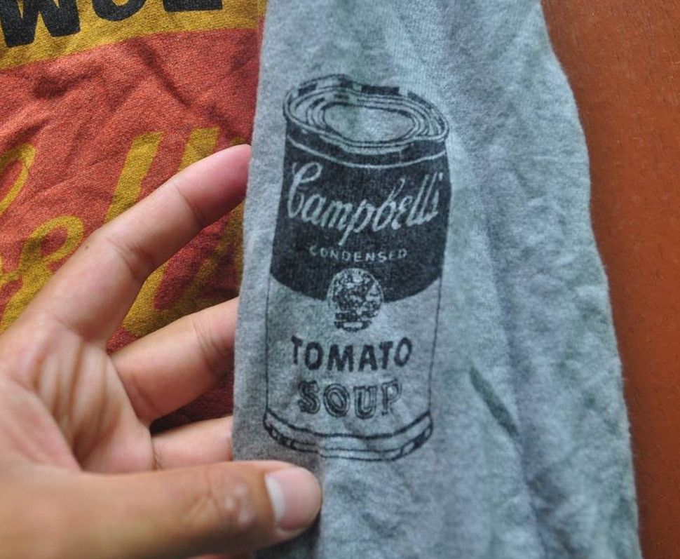 Andy Warhol × Designer × Japanese Brand Vintage Andy Warhol Campbell Sweatshirt Travis Scott Style Size US M / EU 48-50 / 2 - 3 Thumbnail