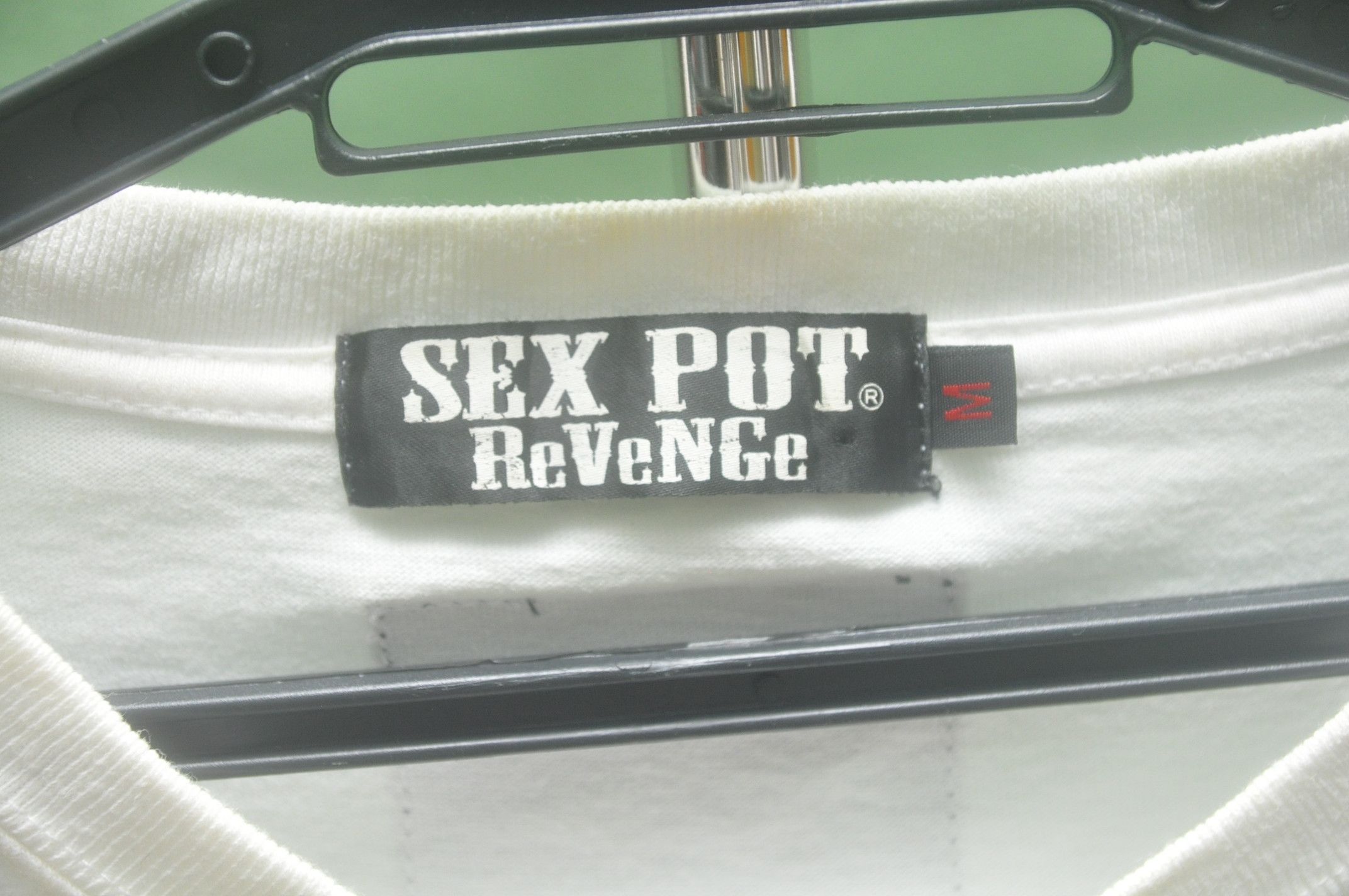 Japanese Brand × Vintage Vintage Sex Pot Revenge Punk Spirit Roadside White Shirt Size US M / EU 48-50 / 2 - 7 Thumbnail