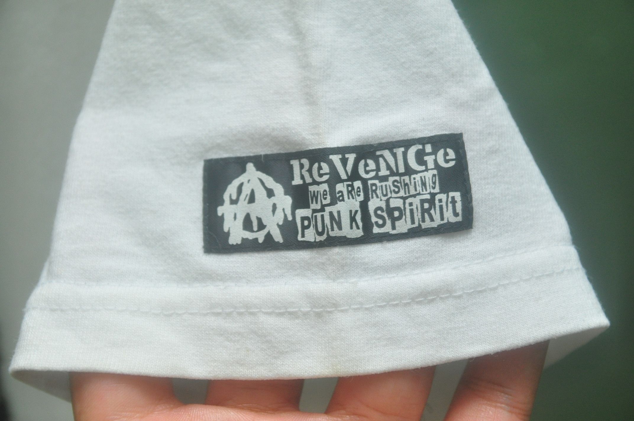 Japanese Brand × Vintage Vintage Sex Pot Revenge Punk Spirit Roadside White Shirt Size US M / EU 48-50 / 2 - 6 Thumbnail