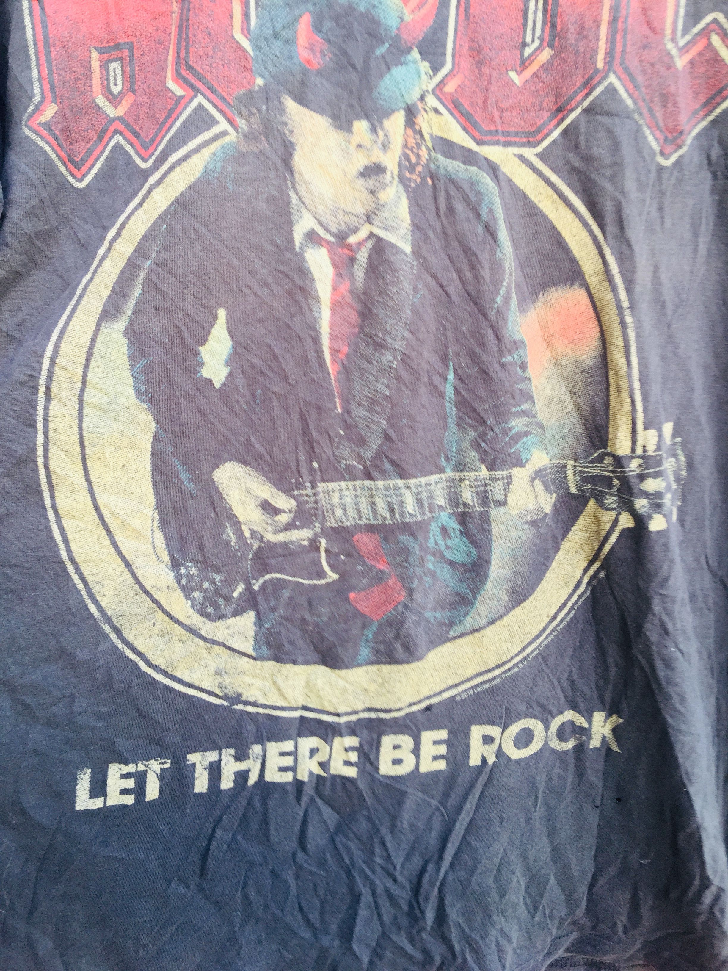 Band Tees × Japanese Brand AC/DC Band Music Shirt Travis Scott Fashion Style Size US L / EU 52-54 / 3 - 5 Thumbnail