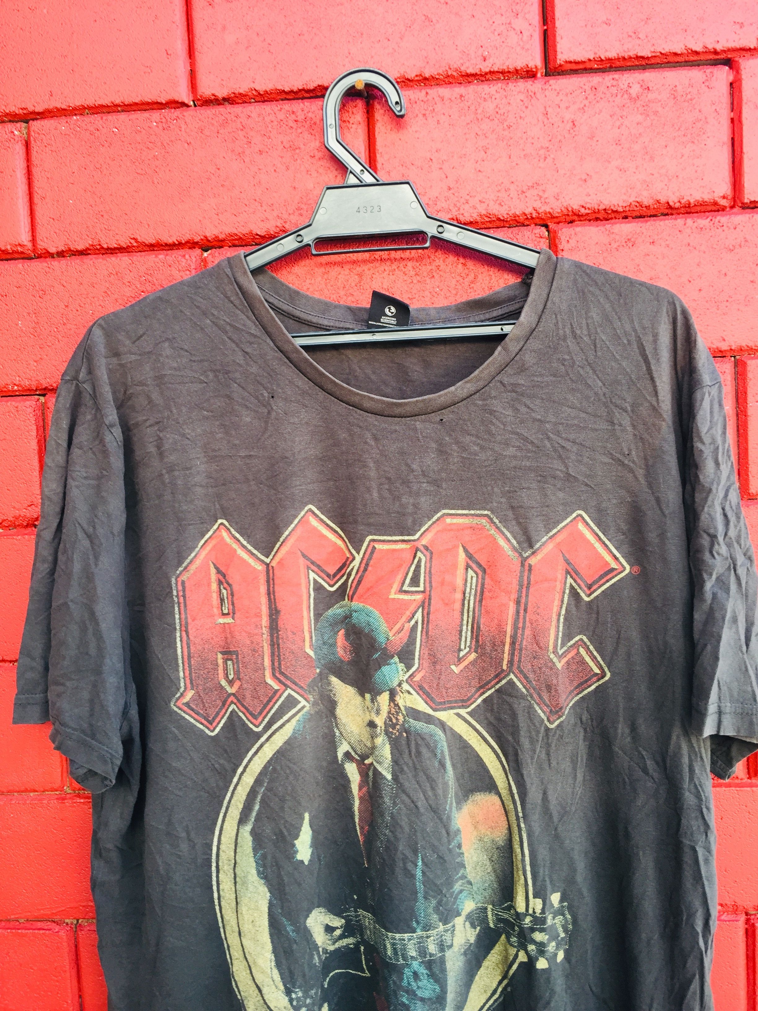 Band Tees × Japanese Brand AC/DC Band Music Shirt Travis Scott Fashion Style Size US L / EU 52-54 / 3 - 3 Thumbnail