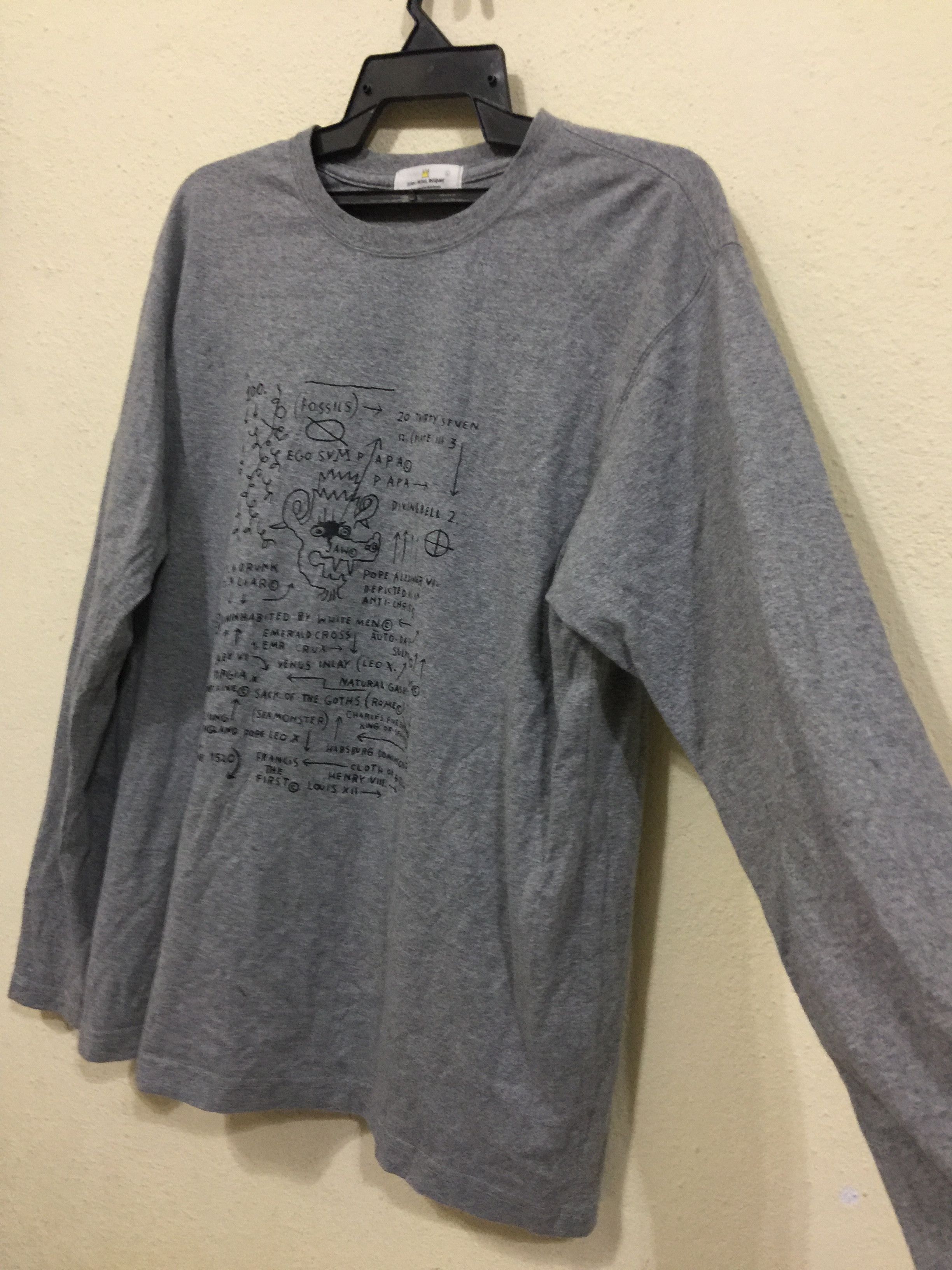 Vintage Jean Michel Basquiat Pop Art Travis Scott Style