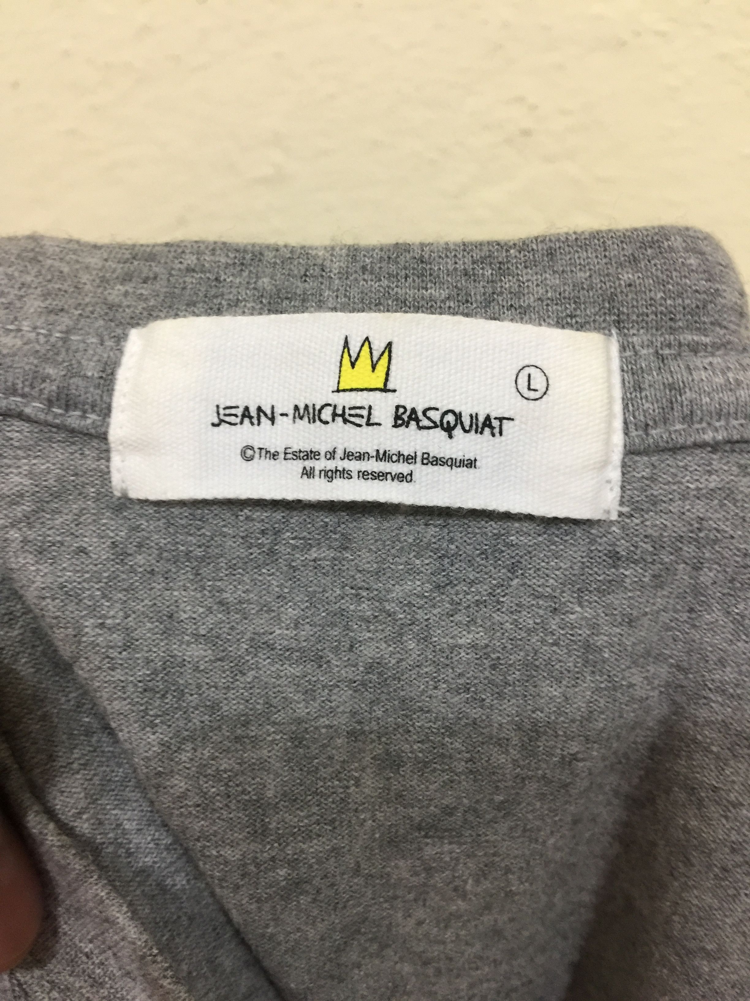 Vintage Jean Michel Basquiat Pop Art Travis Scott Style