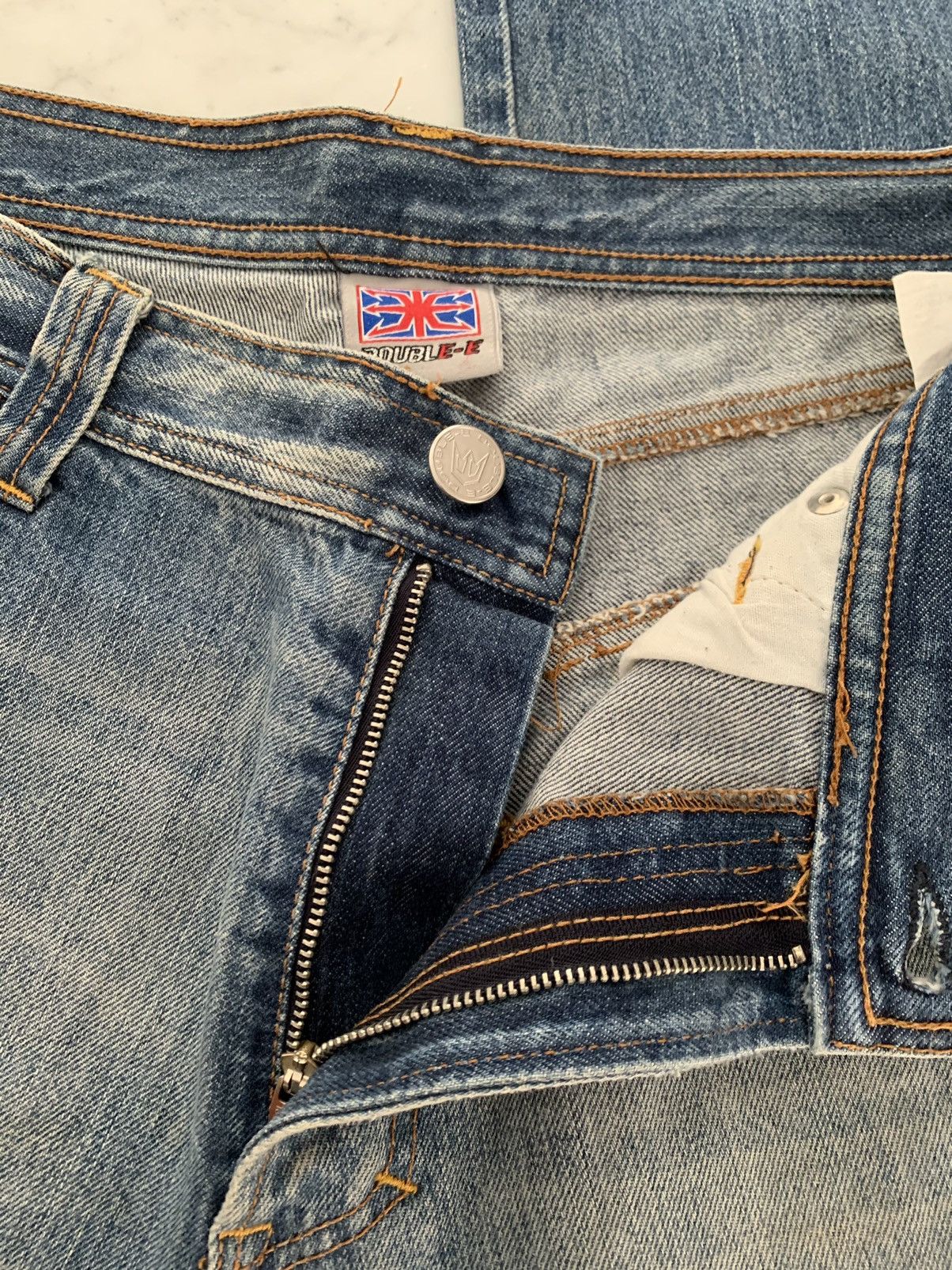 Vintage Vintage Double-E Denim Jeans Size US 33 - 8 Thumbnail