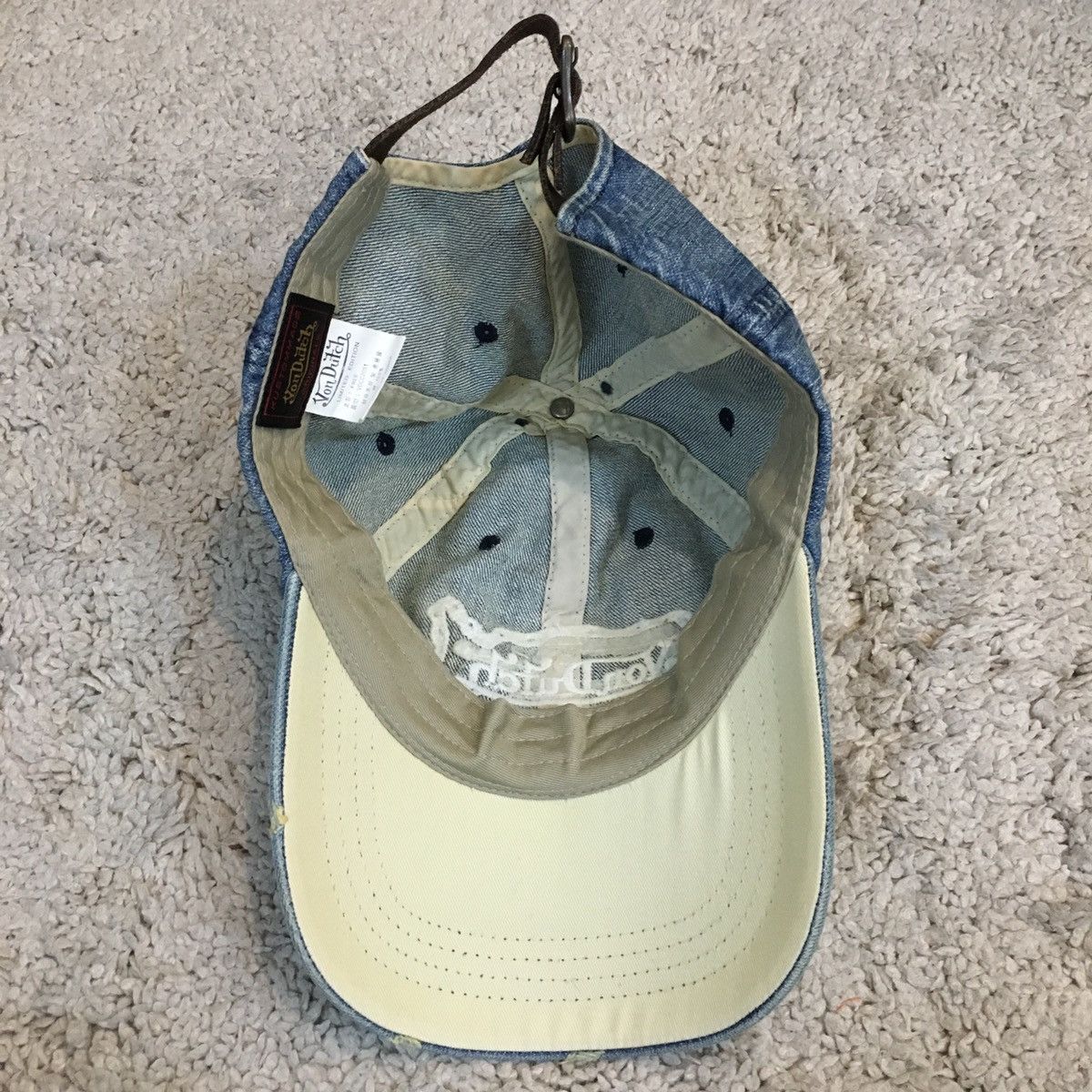 Vintage Vintage Von Dutch ‘Ripped Style’ Adjustable Hat Size ONE SIZE - 4 Thumbnail