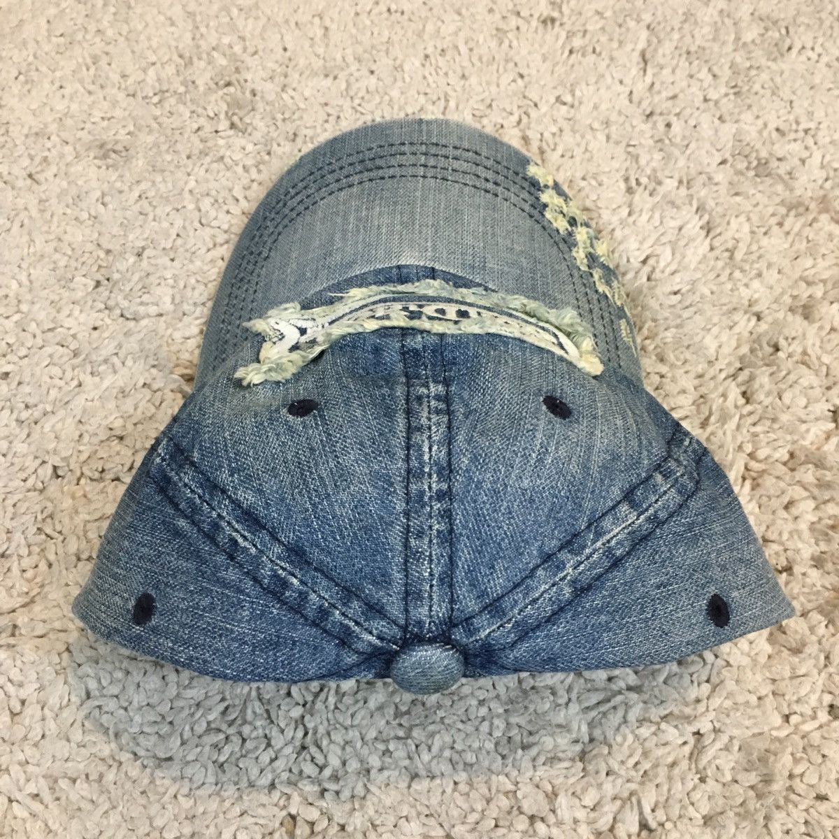Vintage Vintage Von Dutch ‘Ripped Style’ Adjustable Hat Size ONE SIZE - 8 Thumbnail