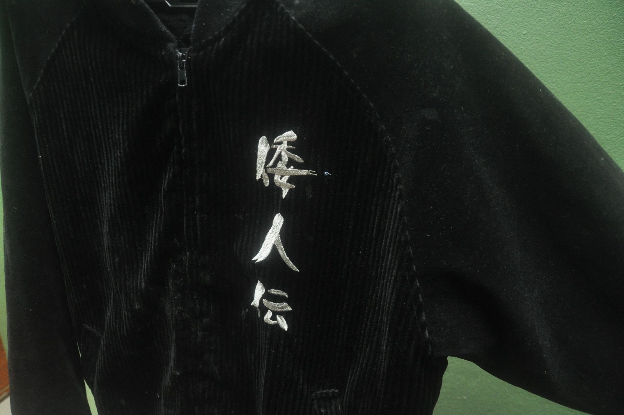 Japanese Brand × Vintage Vintage Sukajan Eagle Fight Dragon Black Colour Yakuza Size US L / EU 52-54 / 3 - 6 Thumbnail