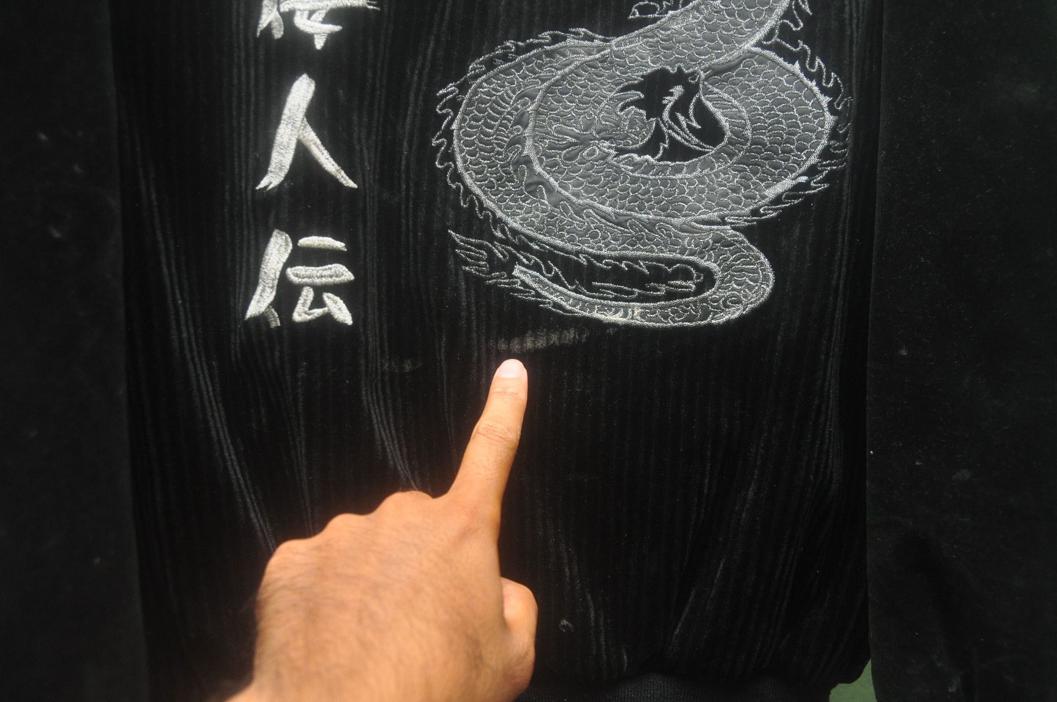 Japanese Brand × Vintage Vintage Sukajan Eagle Fight Dragon Black Colour Yakuza Size US L / EU 52-54 / 3 - 10 Thumbnail