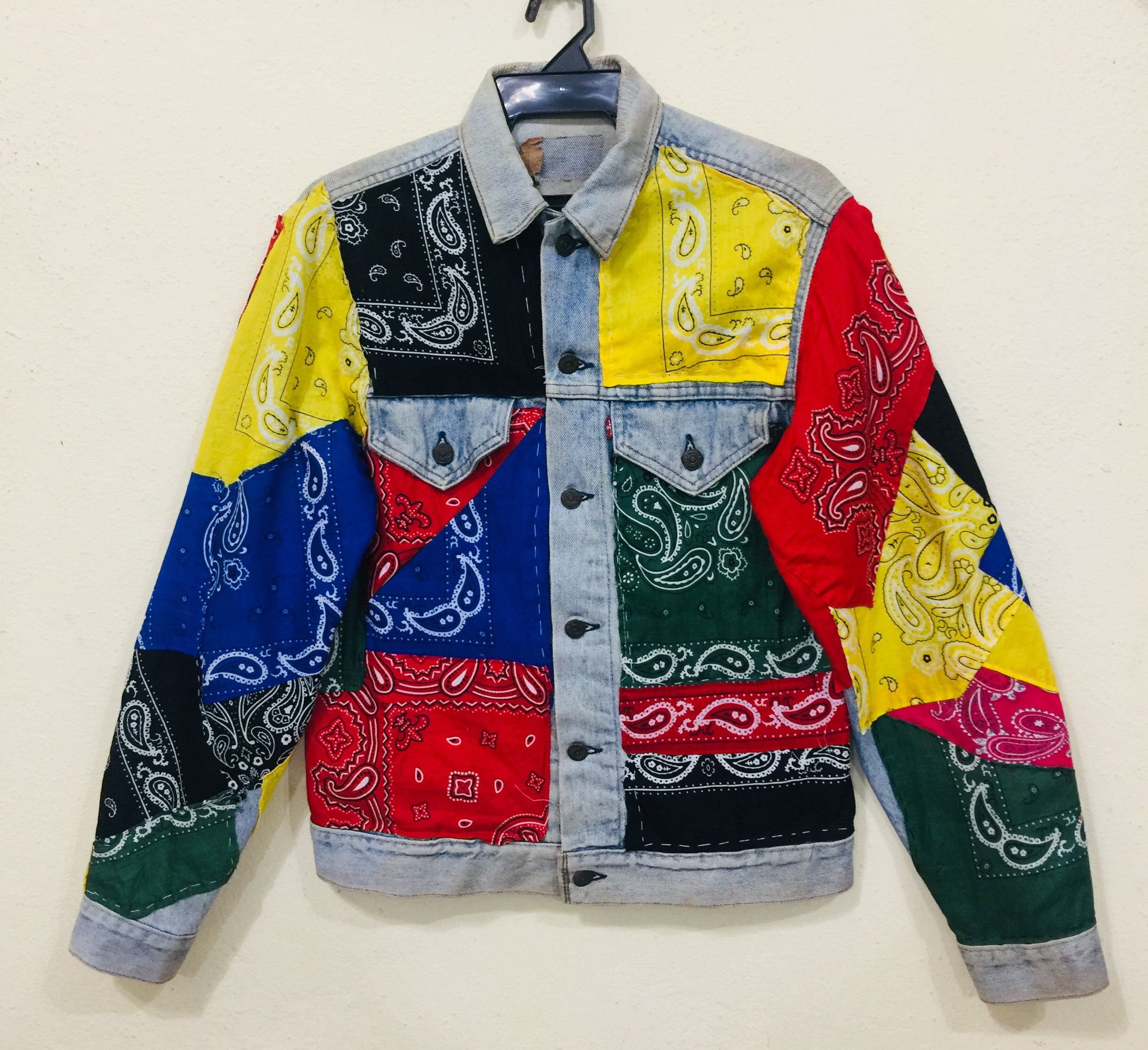 Japanese Brand × Levi's Vintage Clothing Vintage Levis 80s Bandana Travis Scott Fashion Style Size US M / EU 48-50 / 2 - 1 Thumbnail