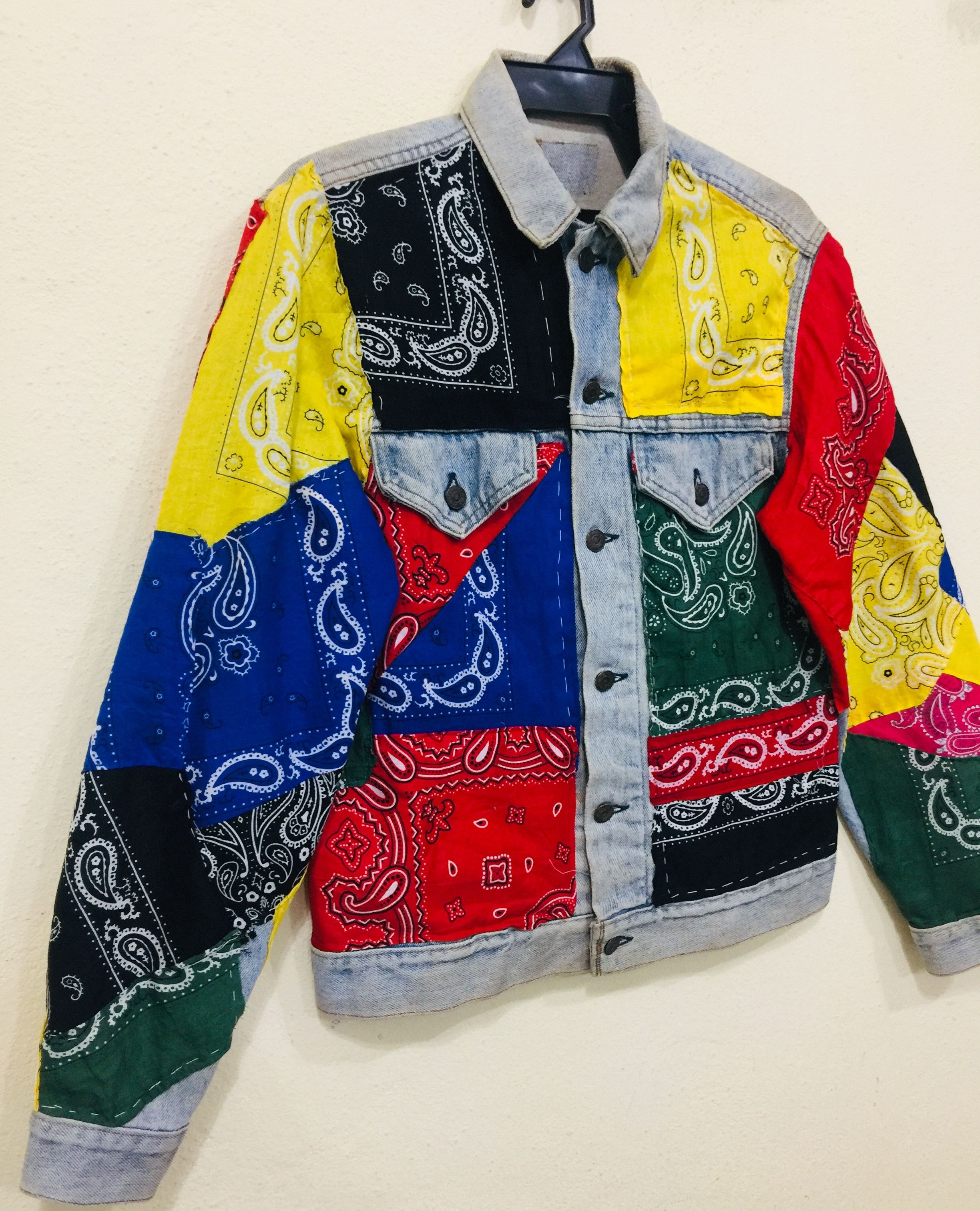Japanese Brand × Levi's Vintage Clothing Vintage Levis 80s Bandana Travis Scott Fashion Style Size US M / EU 48-50 / 2 - 3 Thumbnail