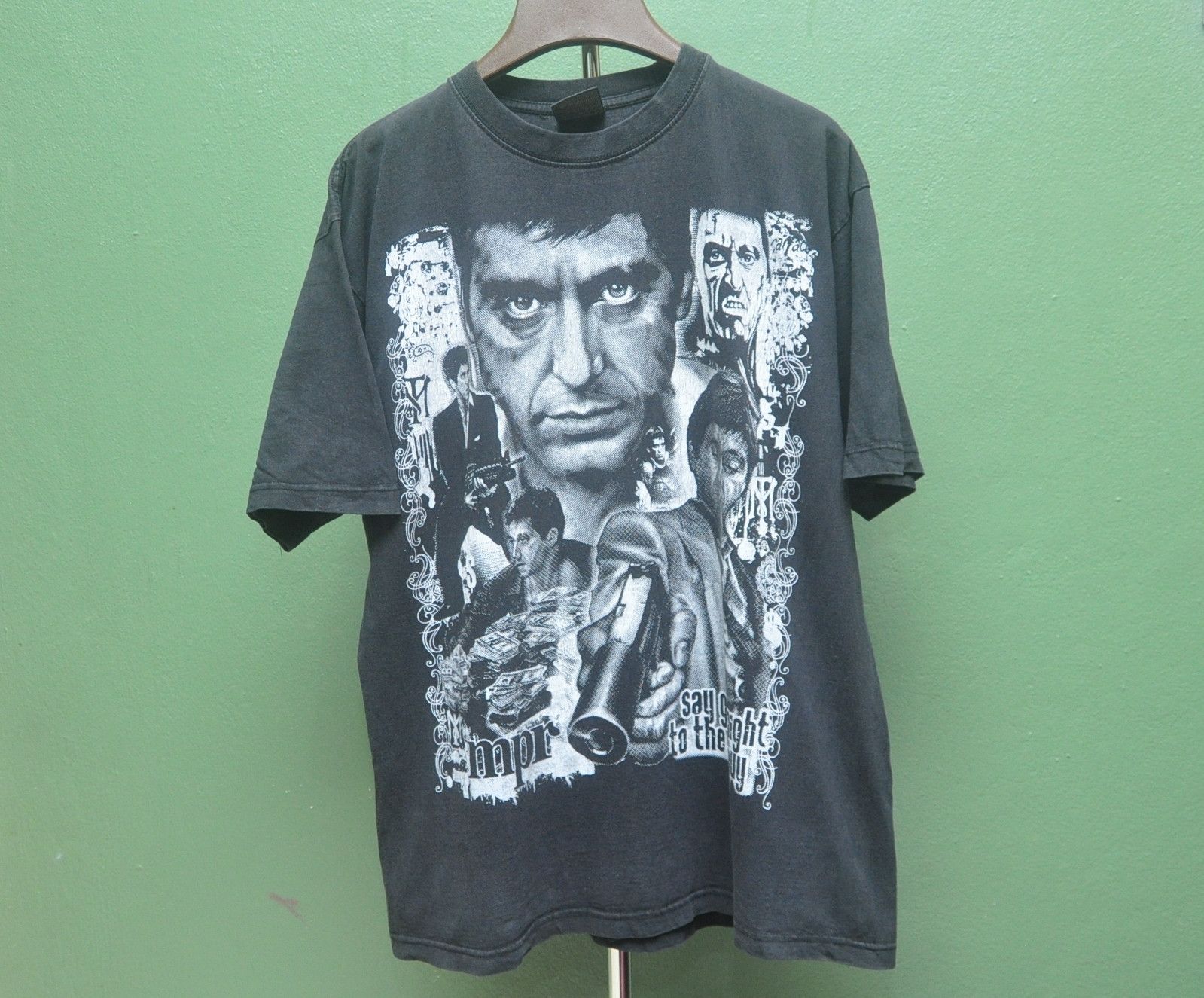 Band Tees × Japanese Brand Vintage Al Pacino Scarface Famous Box Office Movie Shirt Size US XL / EU 56 / 4 - 1 Thumbnail