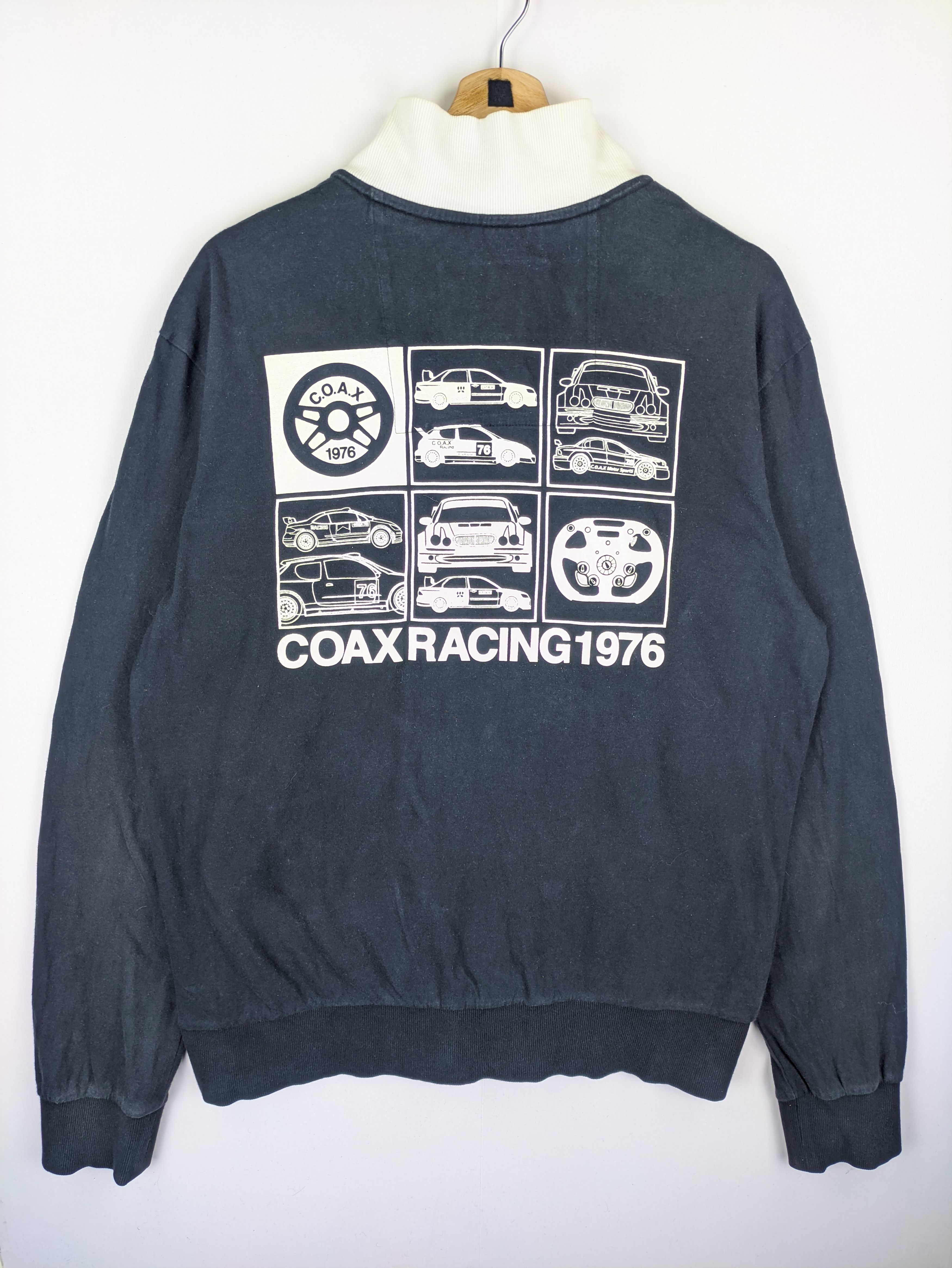 Japanese Brand Steals🔥Vintage Jacket Sweater by COAX Motorsports Size US L / EU 52-54 / 3 - 2 Thumbnail