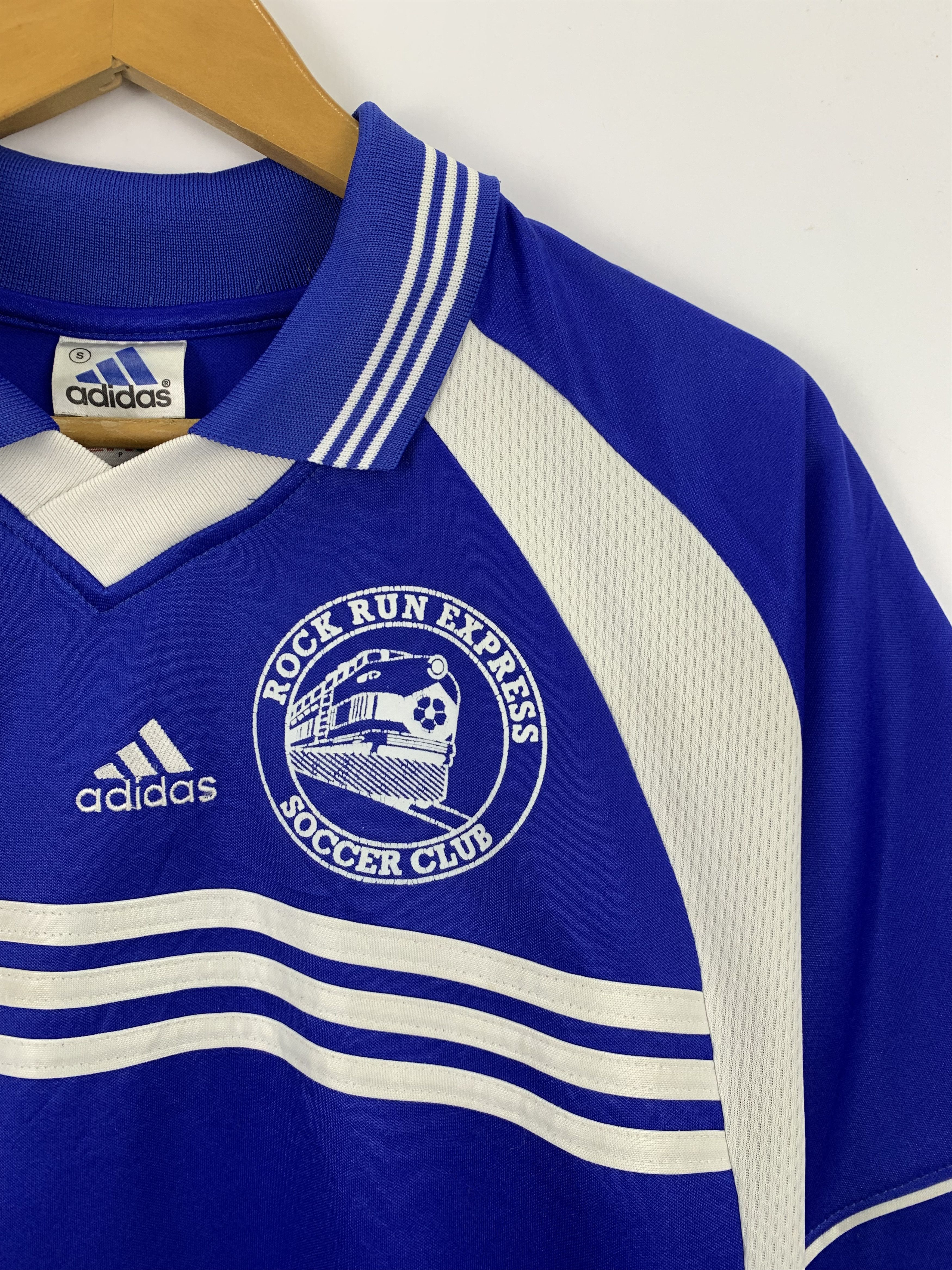 Adidas × Vintage Vintage 90s Adidas Soccer Club Jersey TA0228 Size US S / EU 44-46 / 1 - 9 Thumbnail