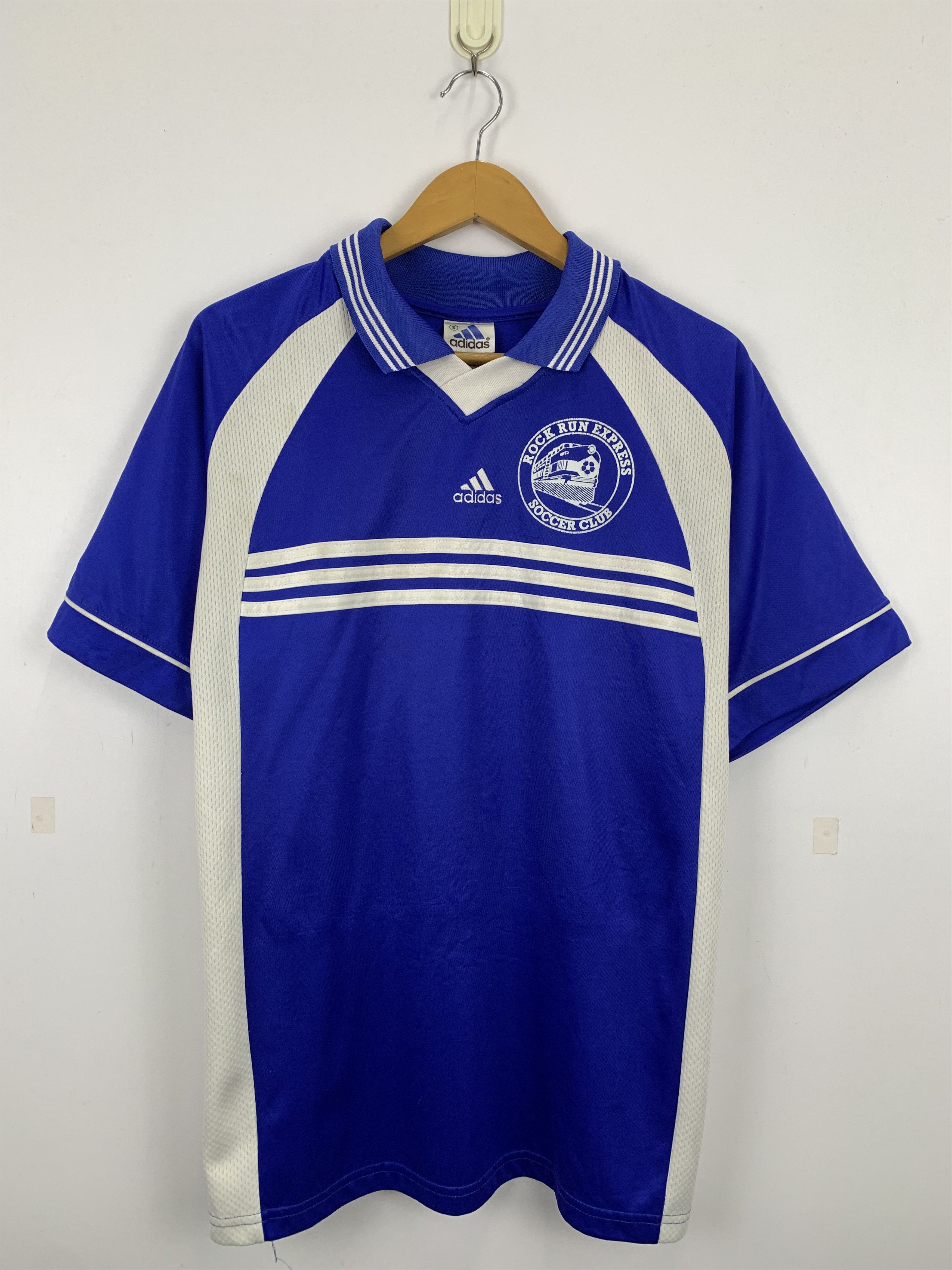 Adidas × Vintage Vintage 90s Adidas Soccer Club Jersey TA0228 Size US S / EU 44-46 / 1 - 1 Thumbnail