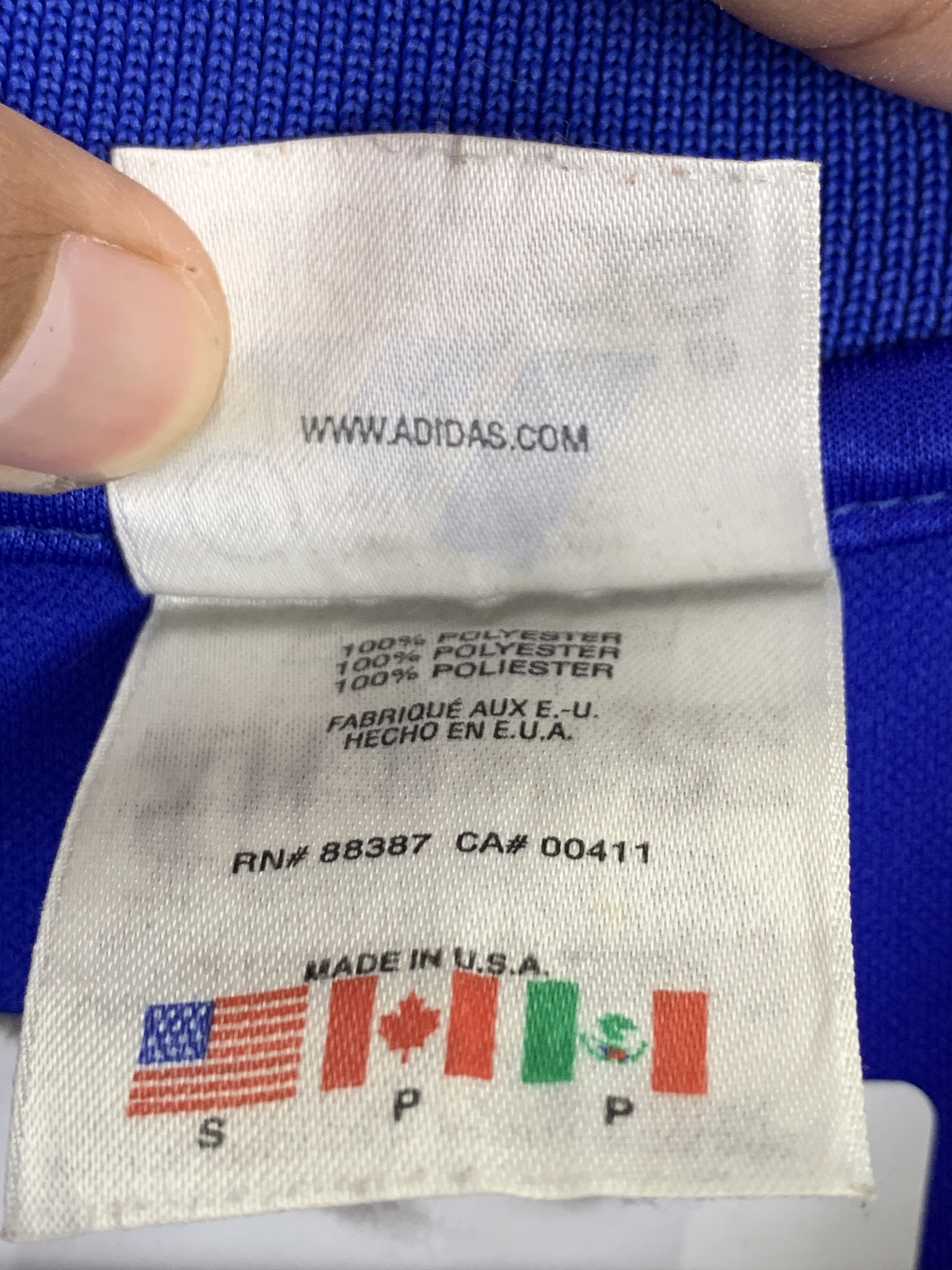 Adidas × Vintage Vintage 90s Adidas Soccer Club Jersey TA0228 Size US S / EU 44-46 / 1 - 6 Thumbnail