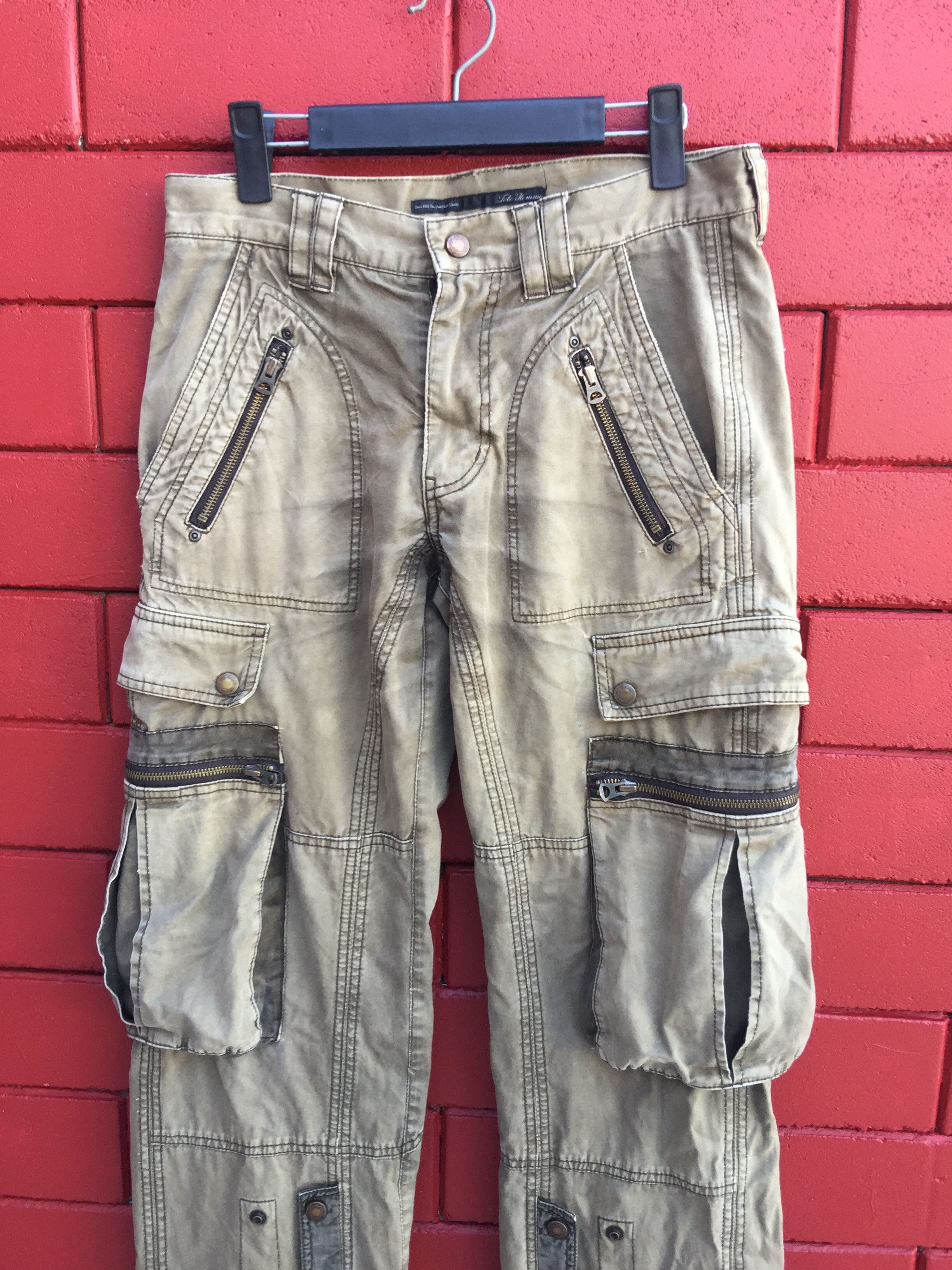 Designer × Japanese Brand Tite Homme Japanese Multipocket Tactical Travis Scott Style Size US 30 / EU 46 - 3 Thumbnail